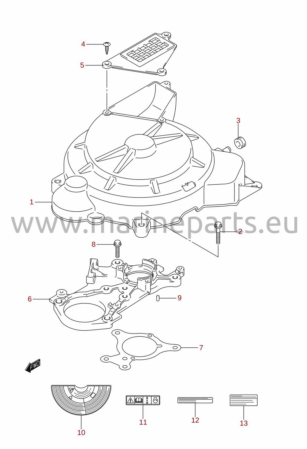 Ring gear cover