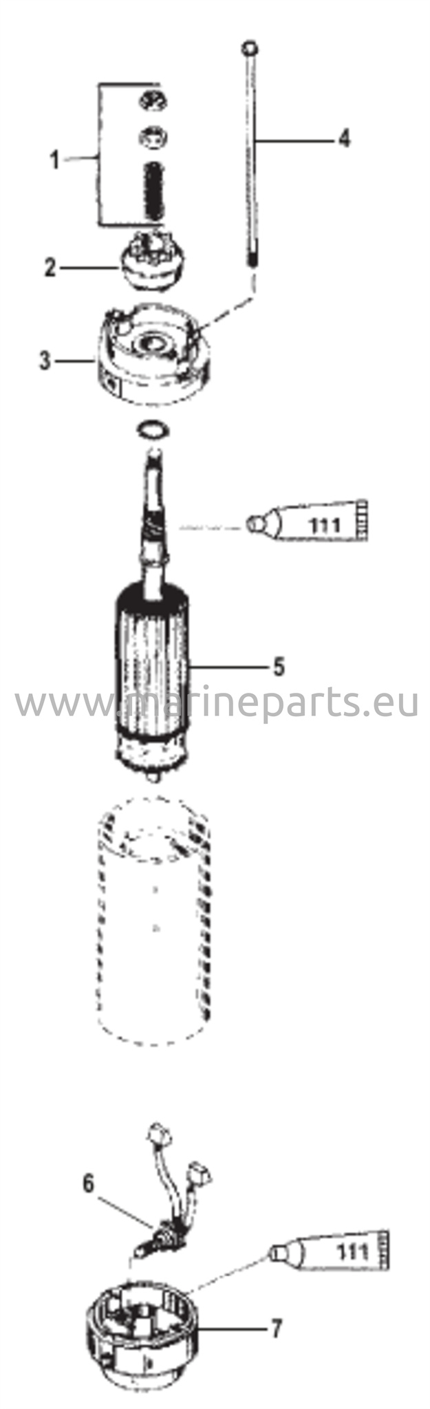 Sähkömoottori käynnistimeen