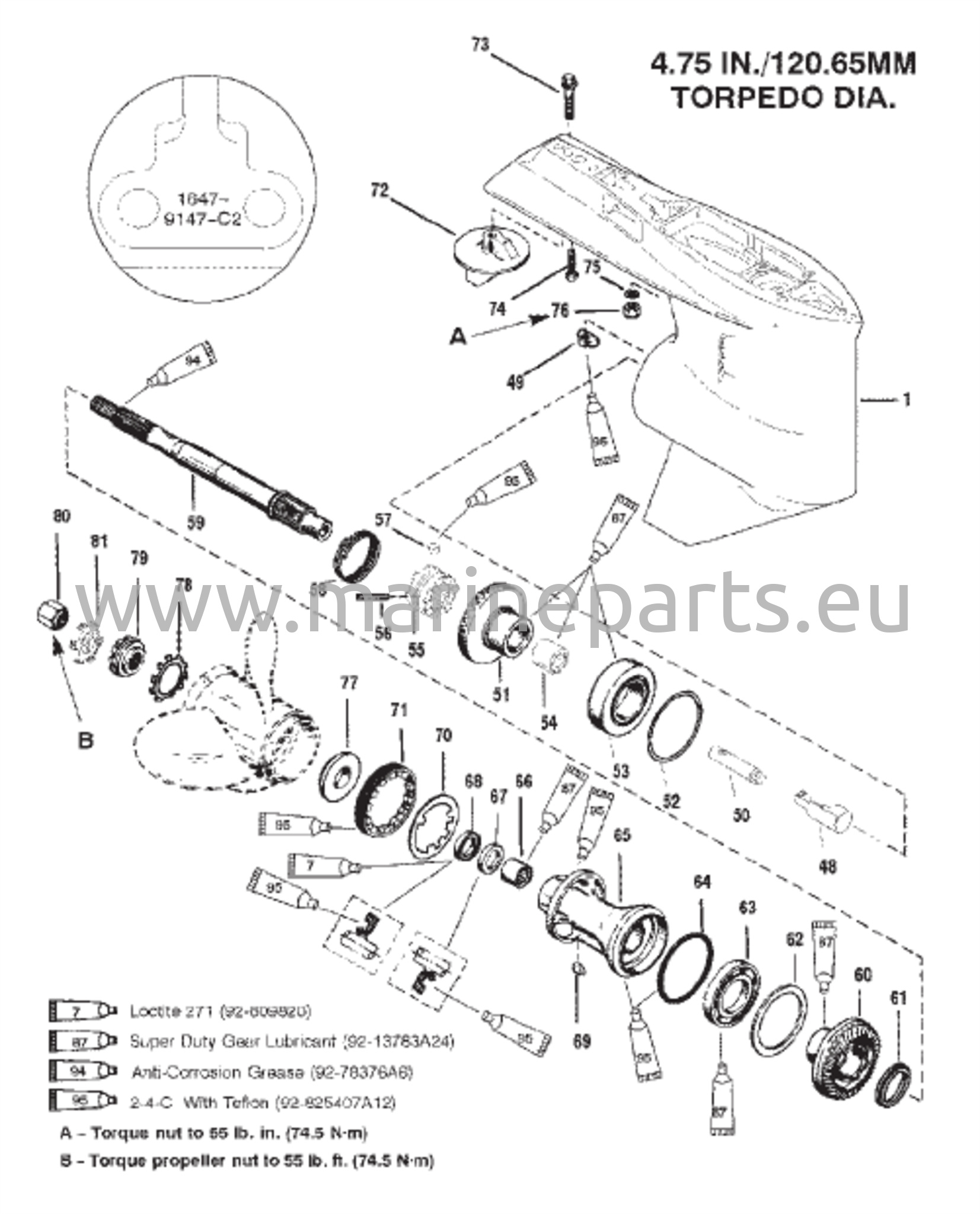 Vaihteiston kotelo (Vetoakseli-Standardi-S/N-0G438000 ja uudemmat)