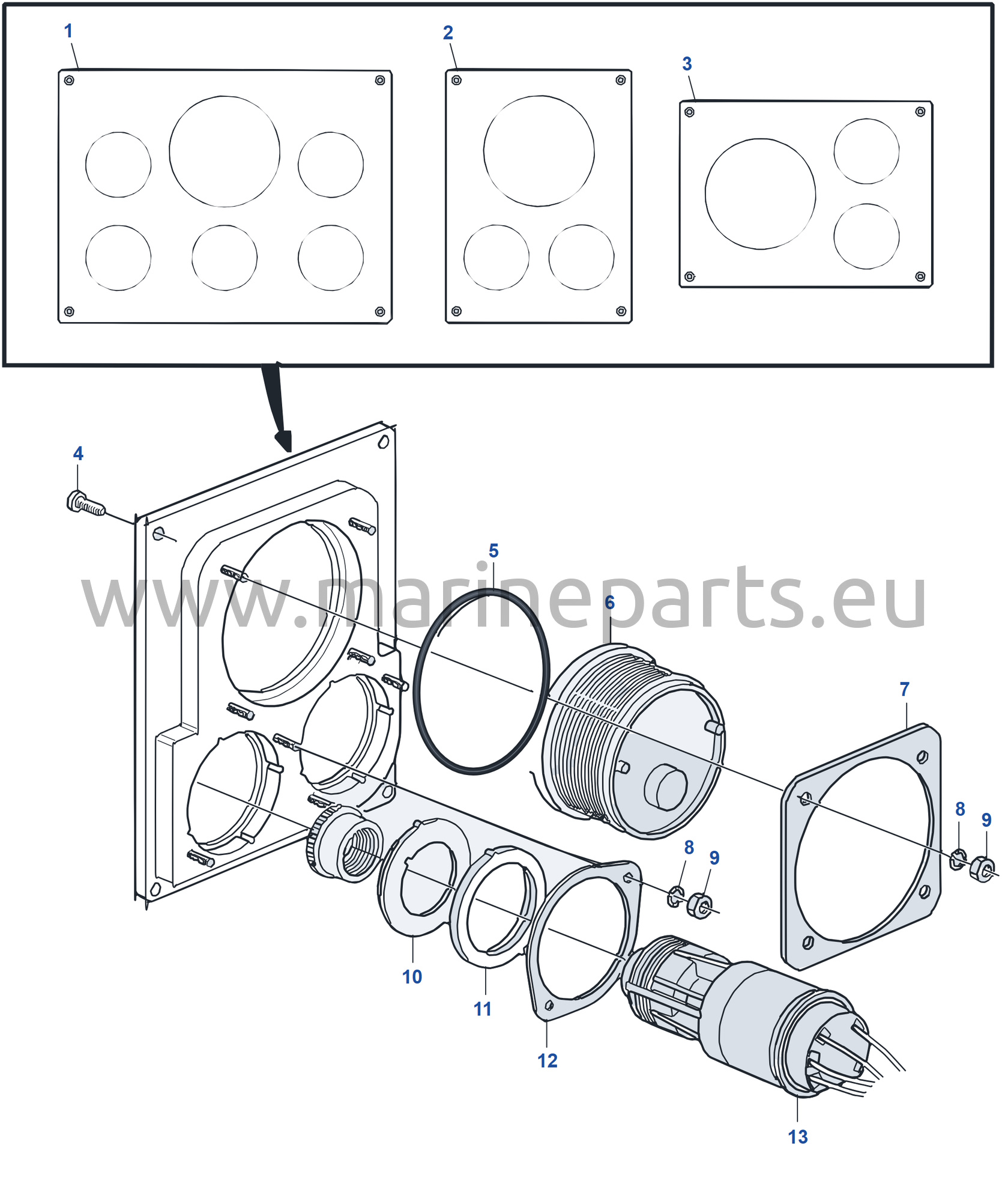 Instrumentpanel, EVC