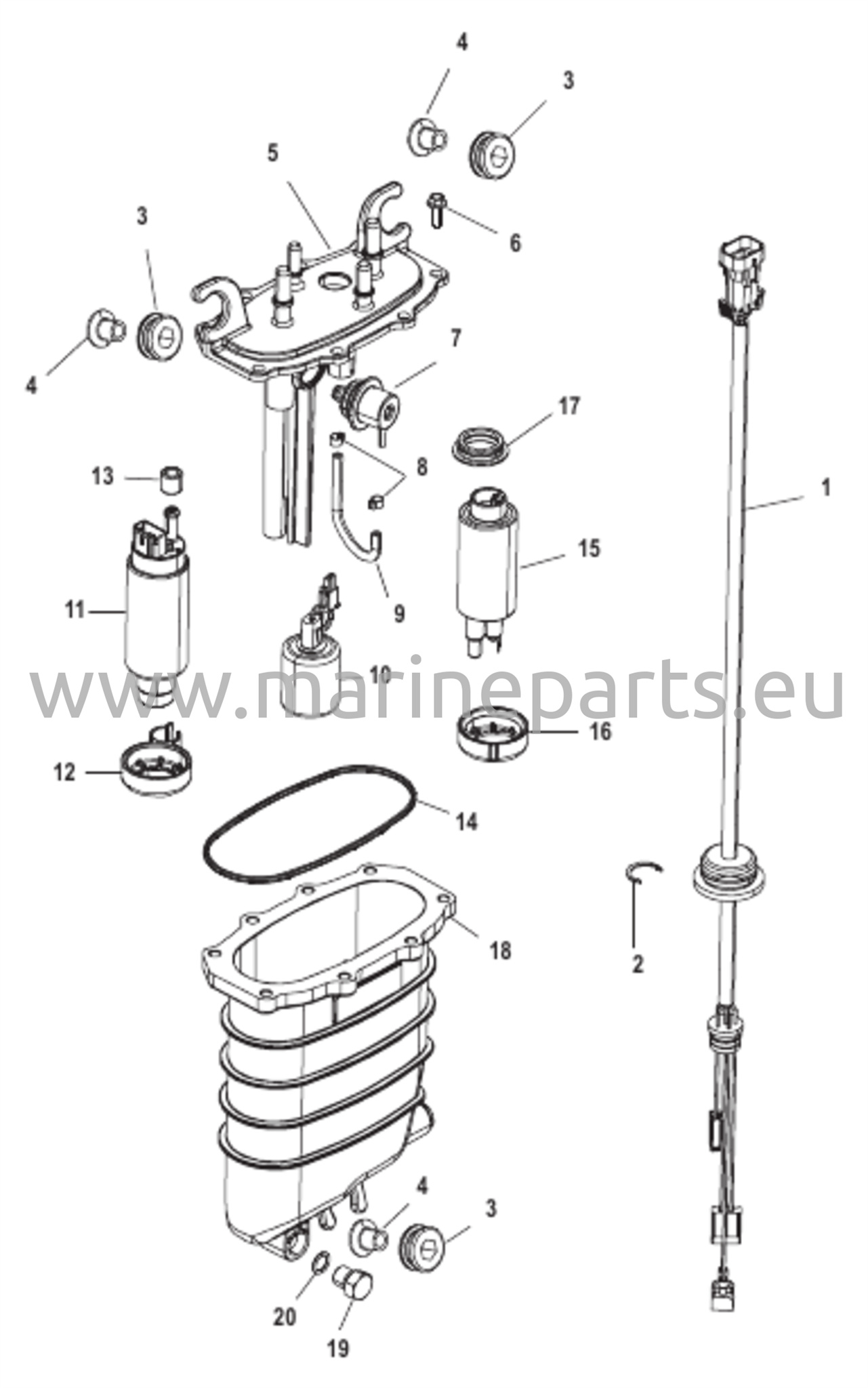 Polttoaineen syöttömoduuli