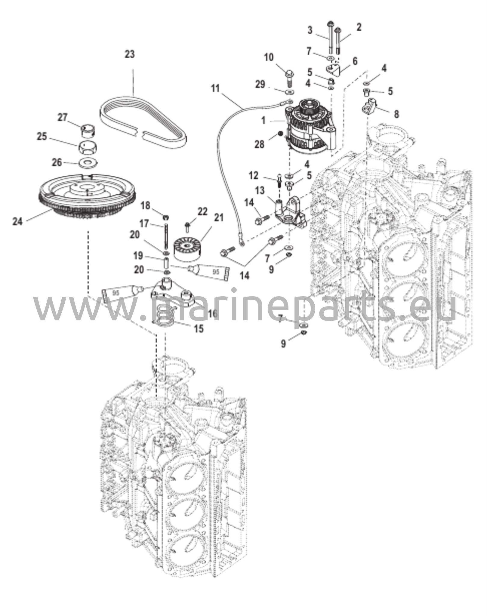 Flywheel/Alternator 