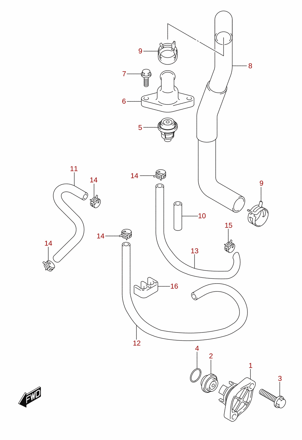 Thermostat (DF40A, DF40AST, DF50A, DF60A)
