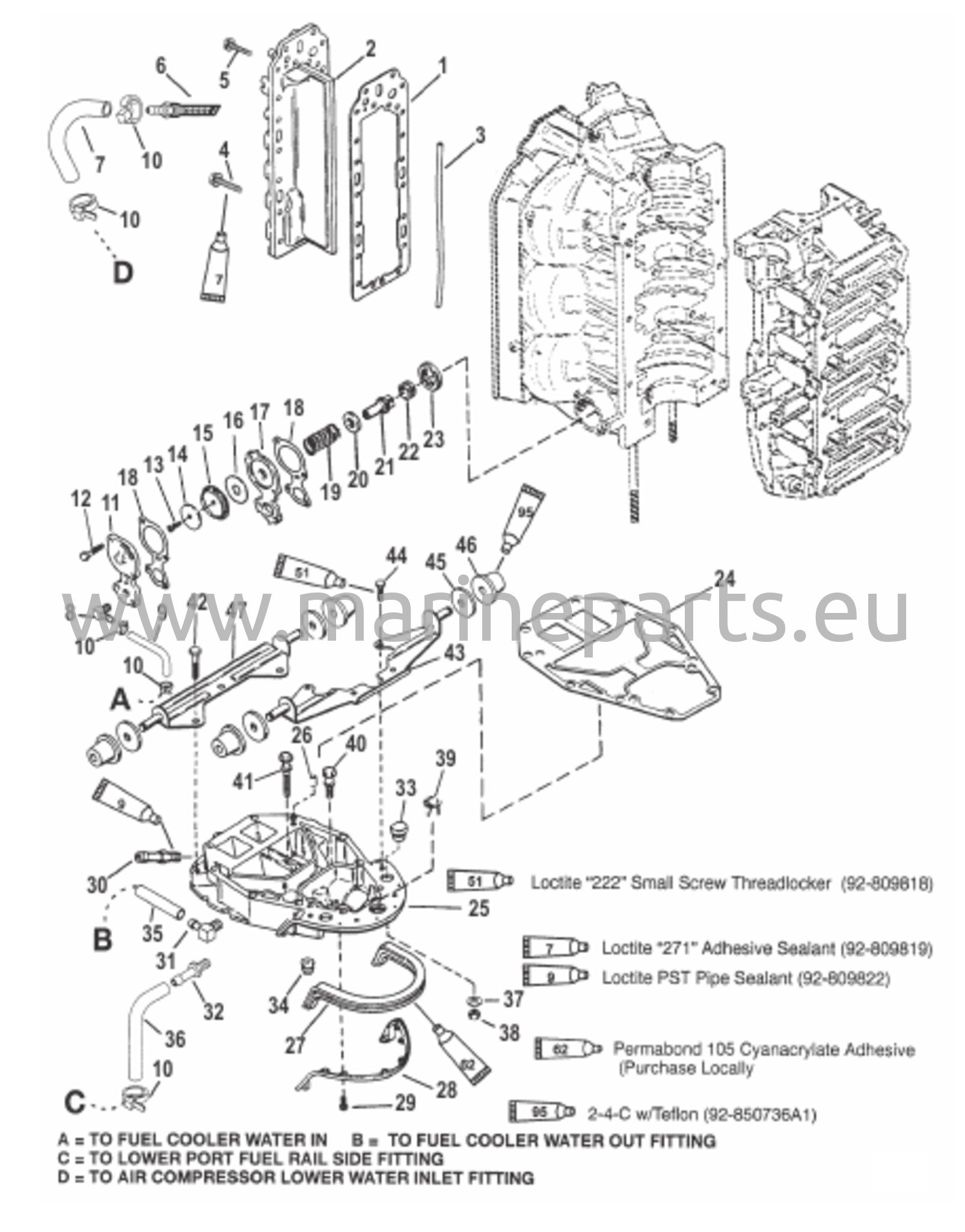 Exhaust Manifold and Exhaust Plate 