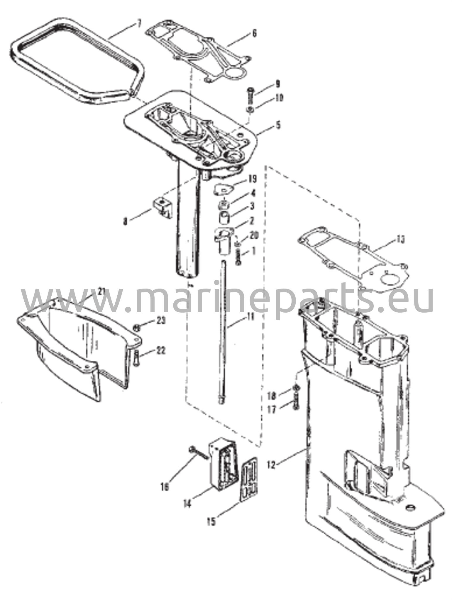 Voimansiirron akselikoteloasennus