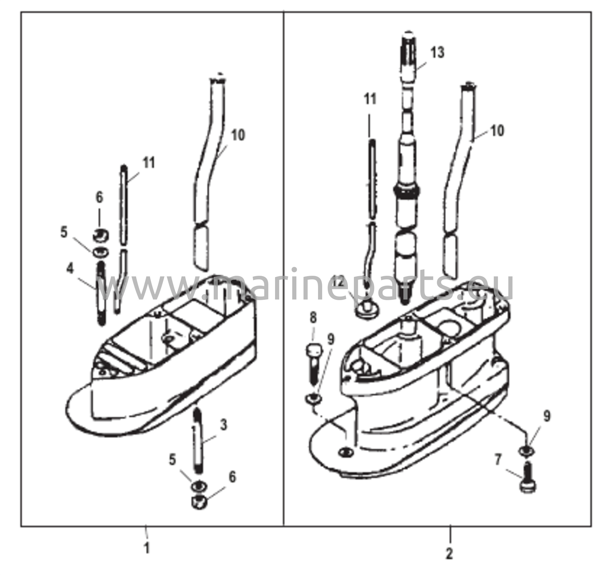 Voimansiirron akselinkotelon jatkosarjat