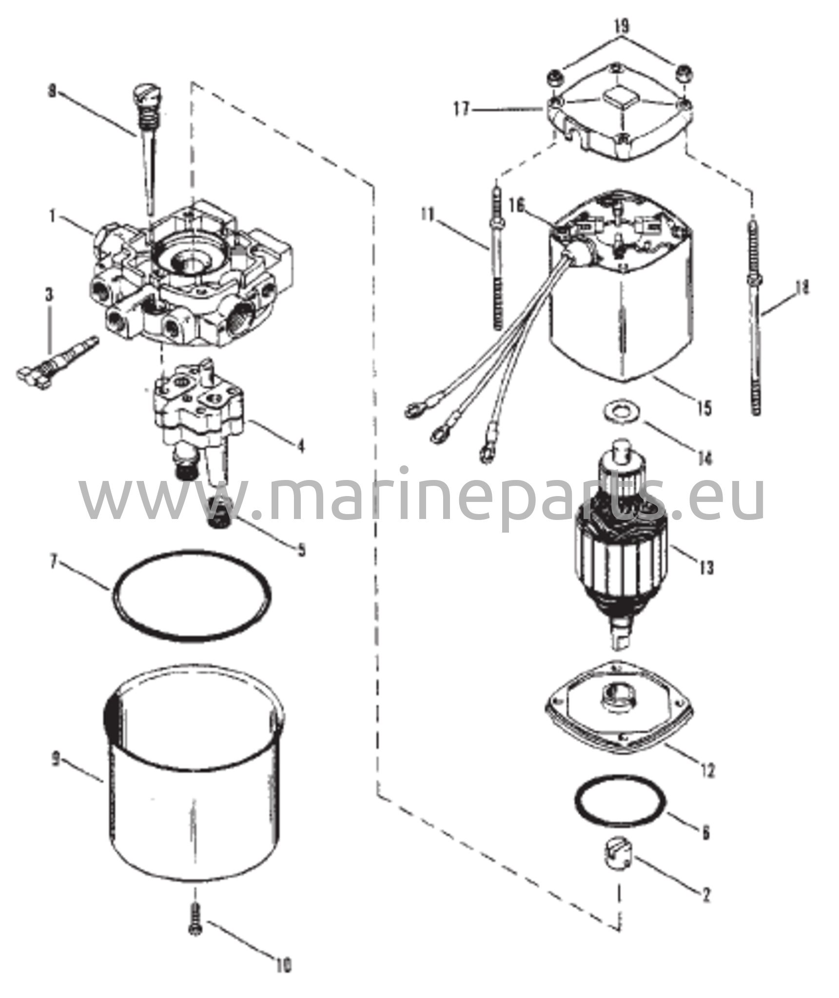 Hydraulisk pump (Design I)