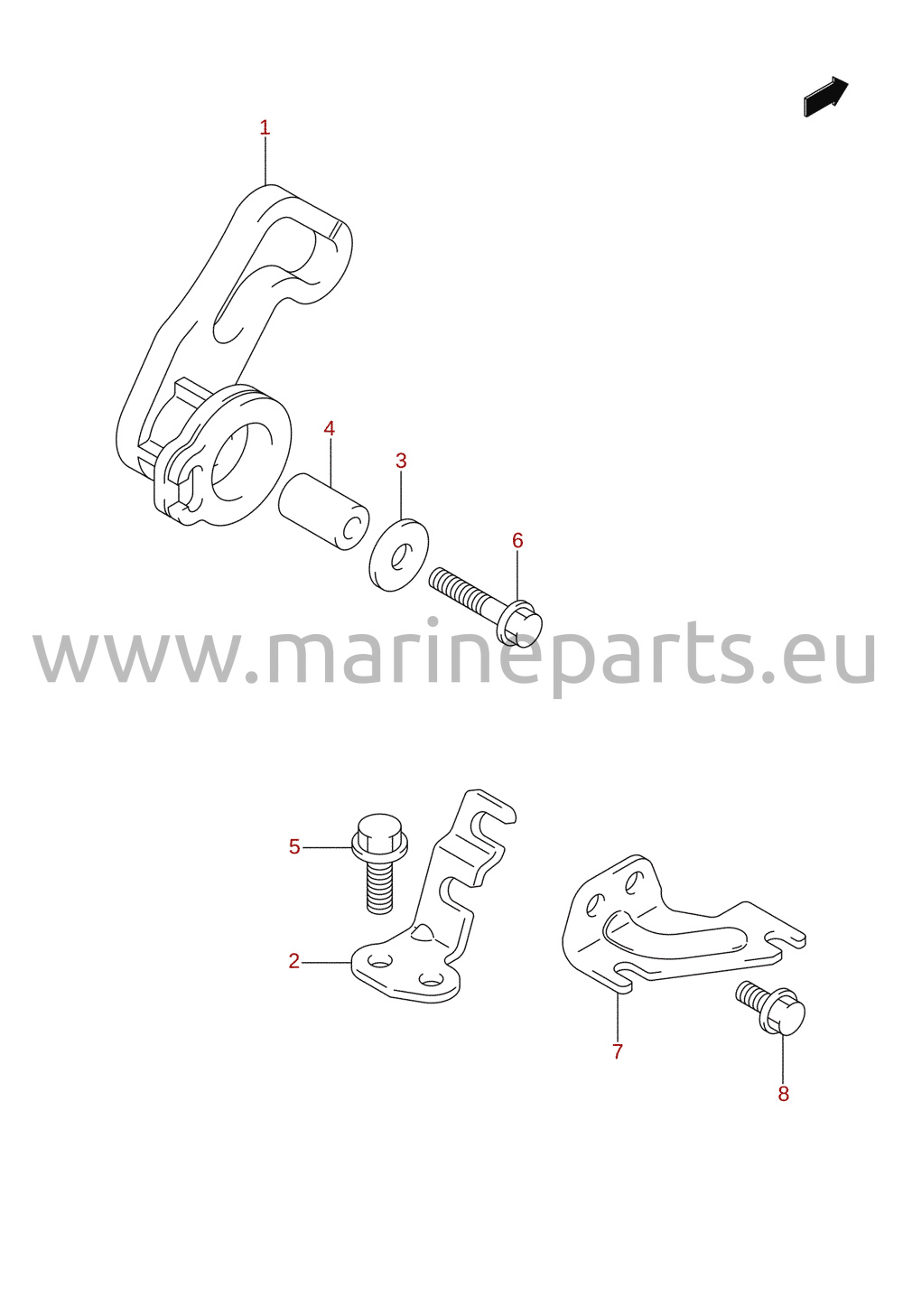 Gasbetjening (DF25)