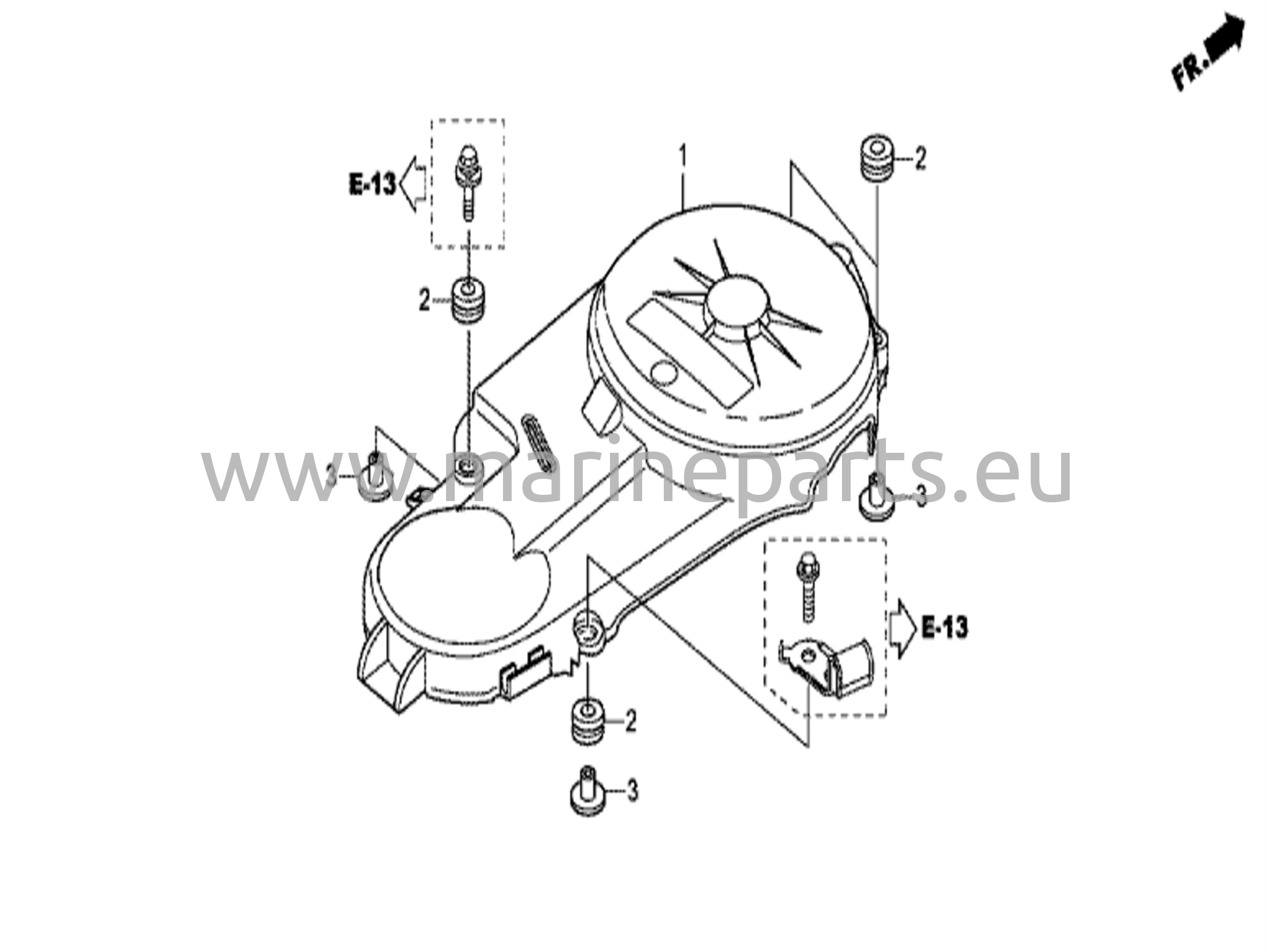 A.C. generaattorin suojus