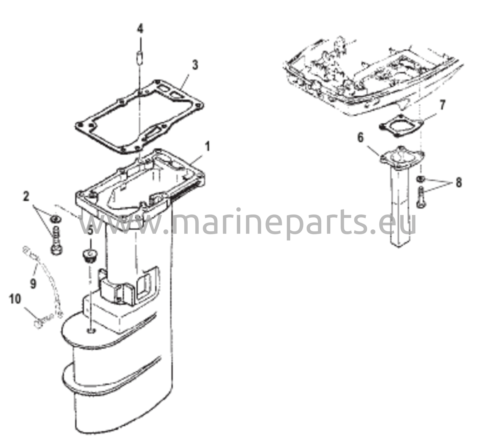 Voimansiirron akselikotelo