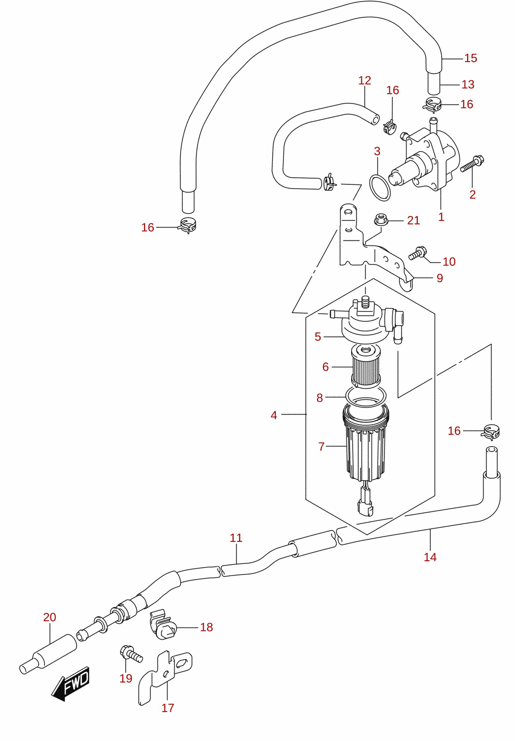 Fuel pump (DF100B)