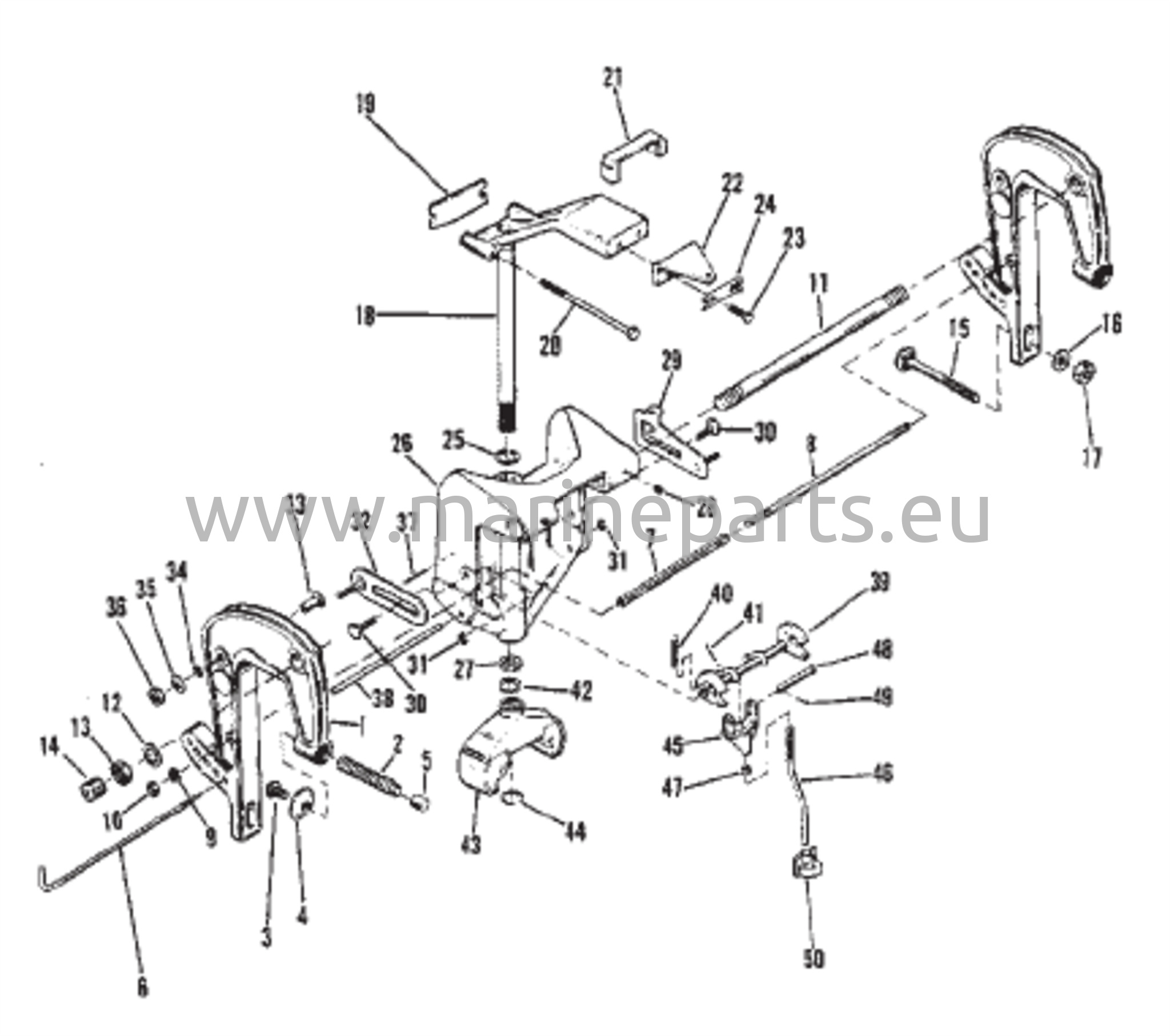 Clamp and Swivel Bracket Assembly 