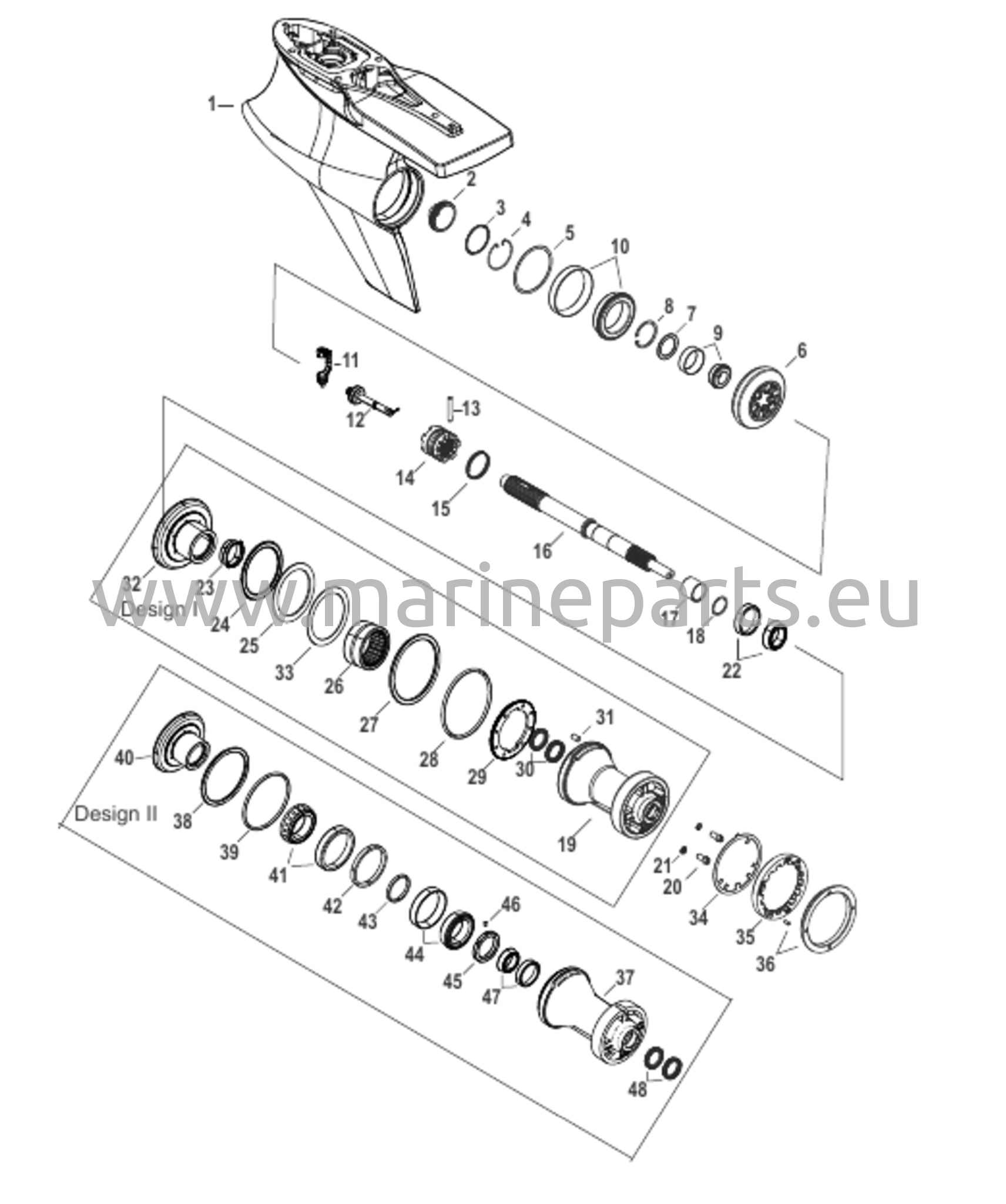korvakotelo, potkuriakseli – vakiorotaatio, Sport Master, 1.60