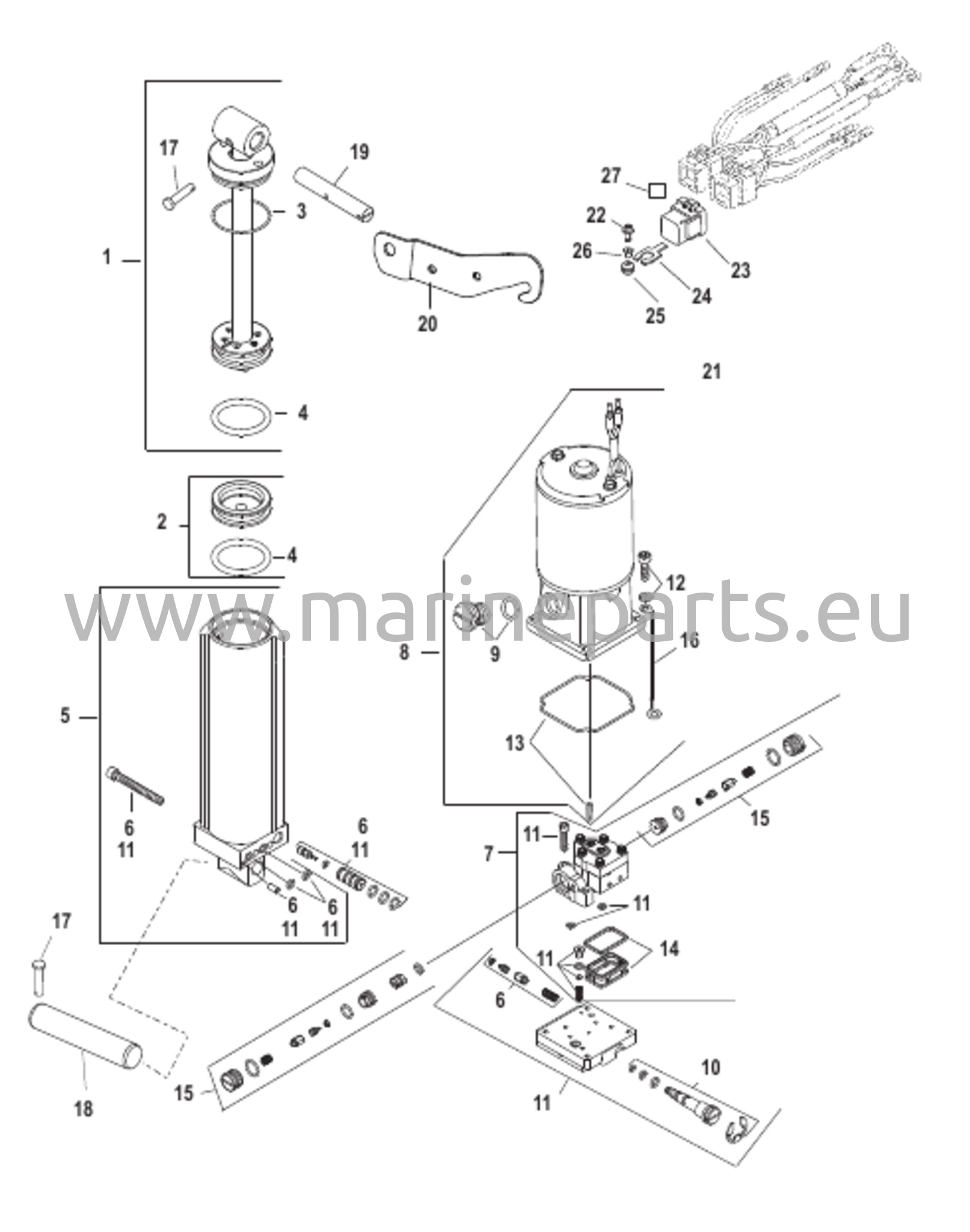 Voimansiirron trimmausosat
