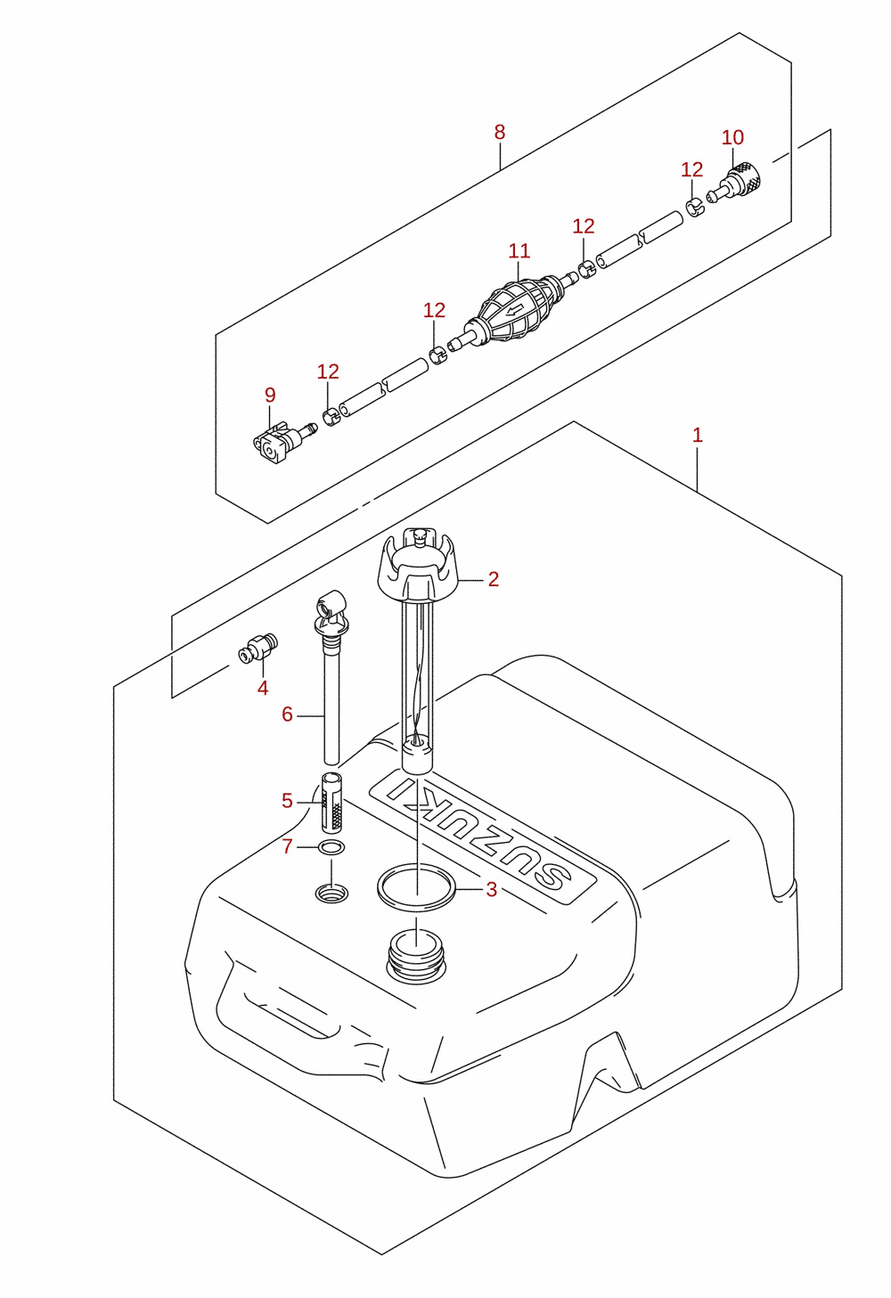 Fuel tank (optional)