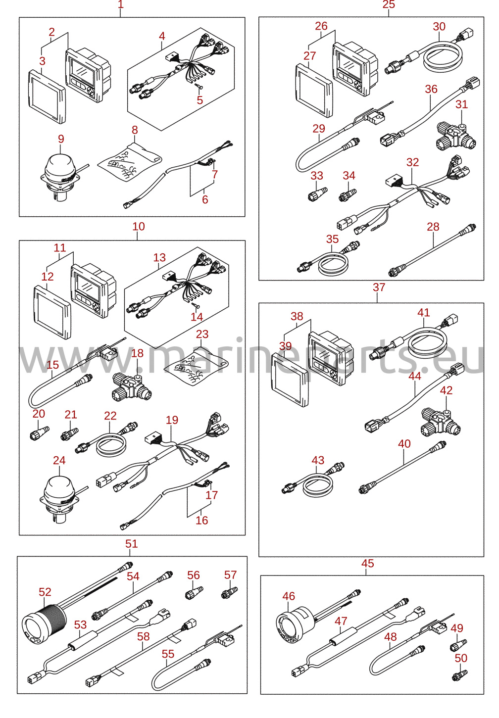 Instrument (2) (DF150T, DF150Z, DF175T, DF175Z) (ekstraudstyr)