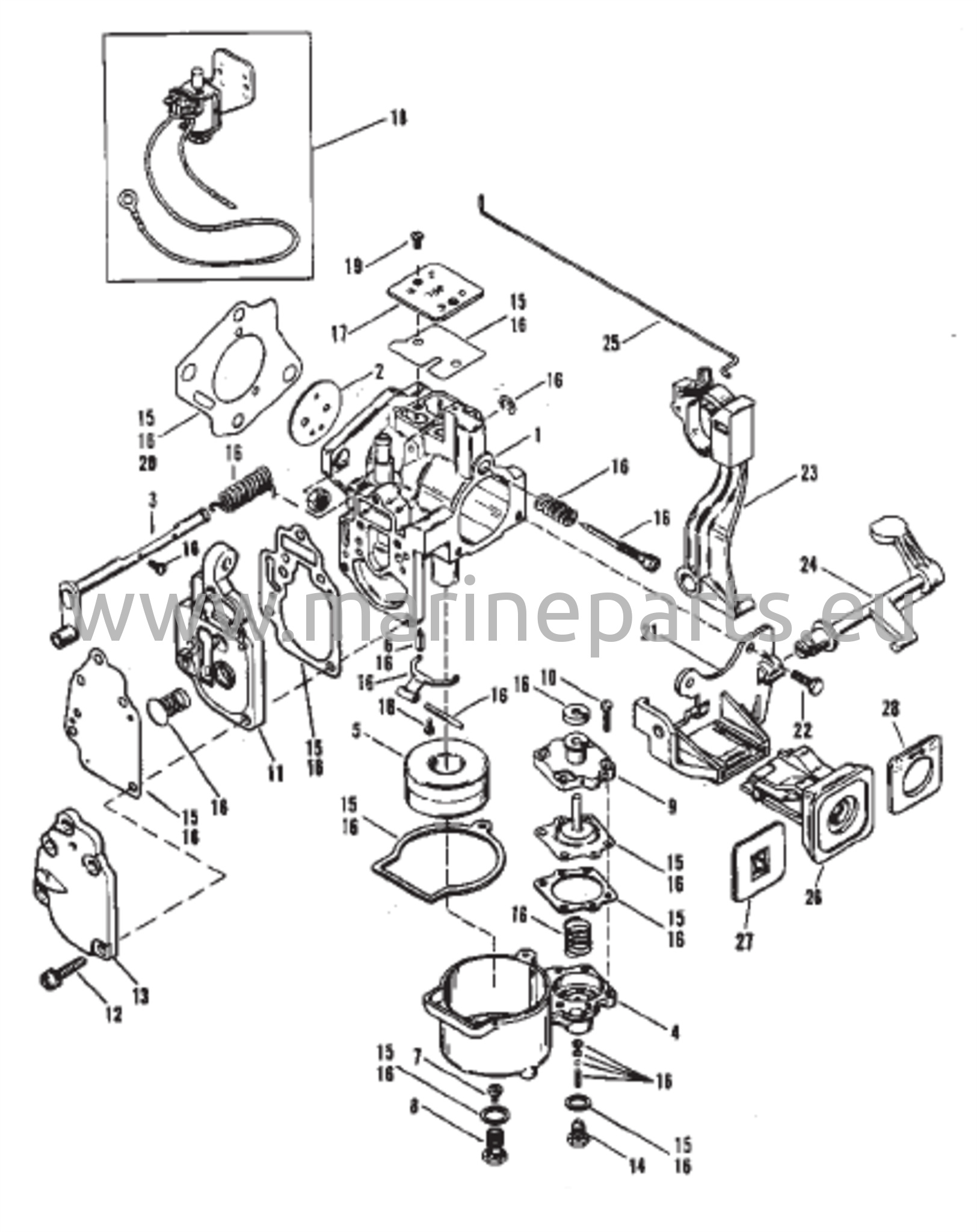 Carburetor (WMC-13/13A/14/14A/15/15A/16/16A) 
