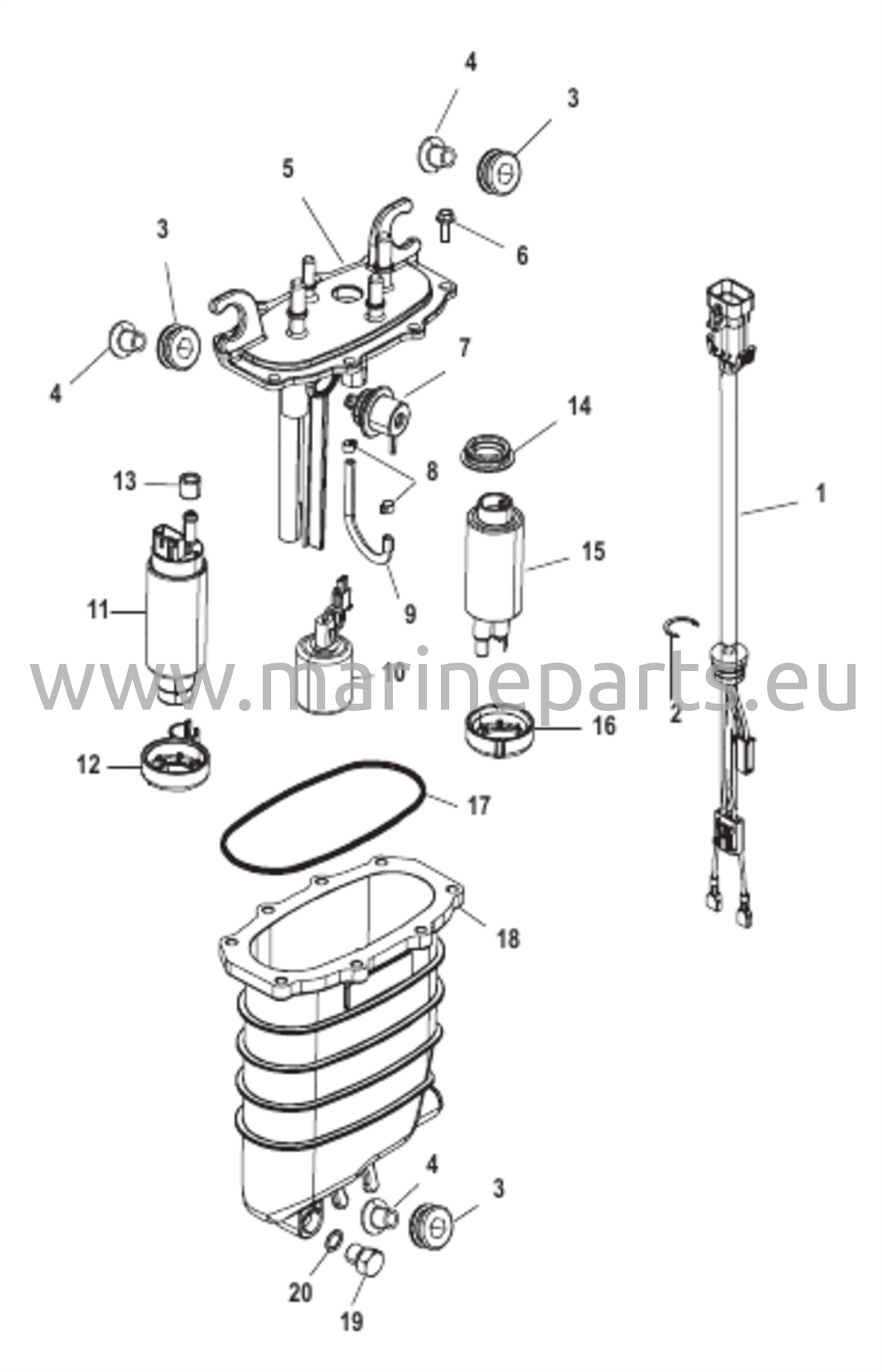 Polttoaineen syöttömoduuli