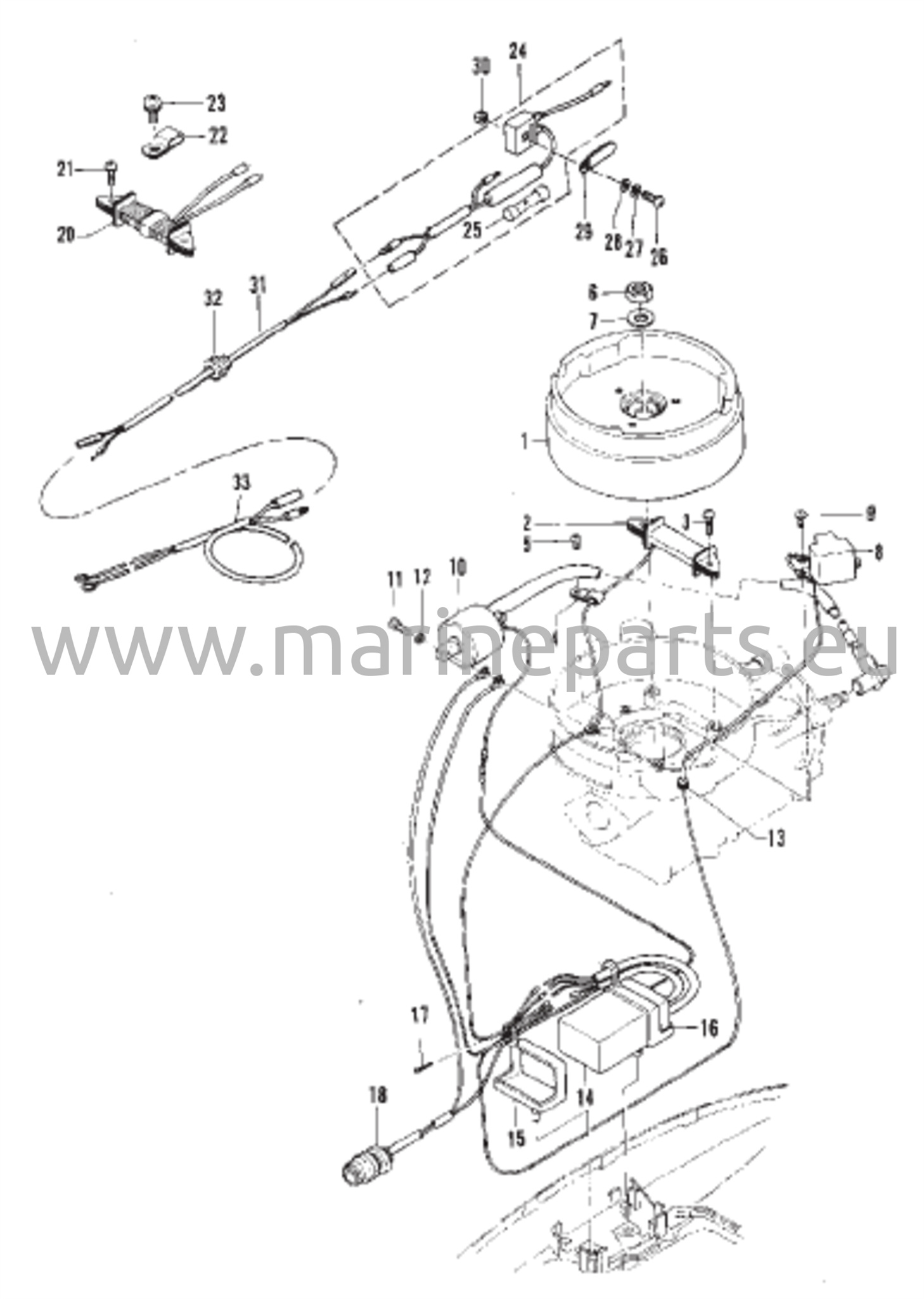 Magneton ja sytytyskomponentit