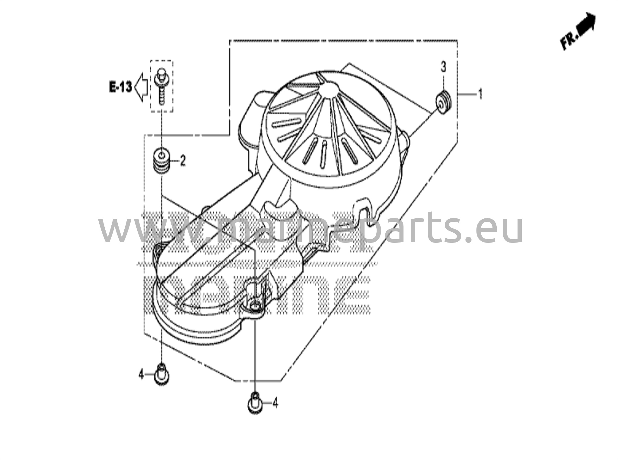 A.C. generaattorin suojus