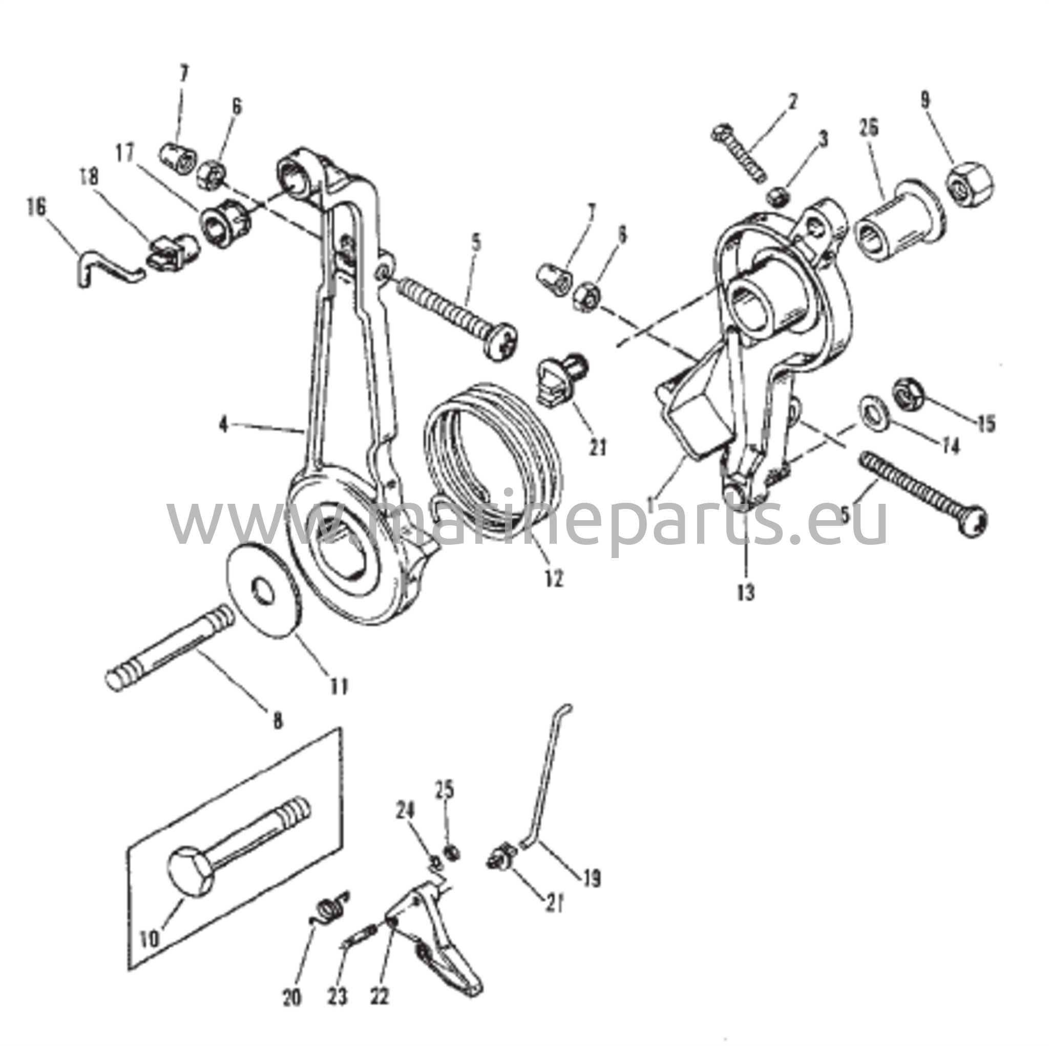 Kaasukahva ja liitosmekanismi