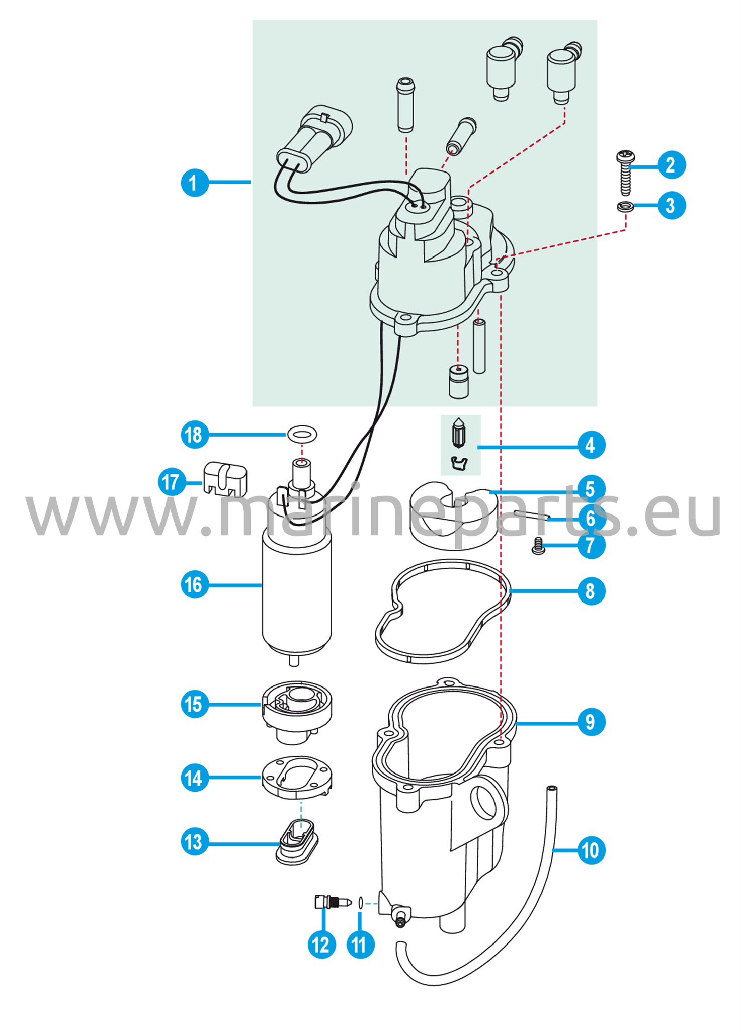 Elektriline kütusepump (EFI-mudelid)