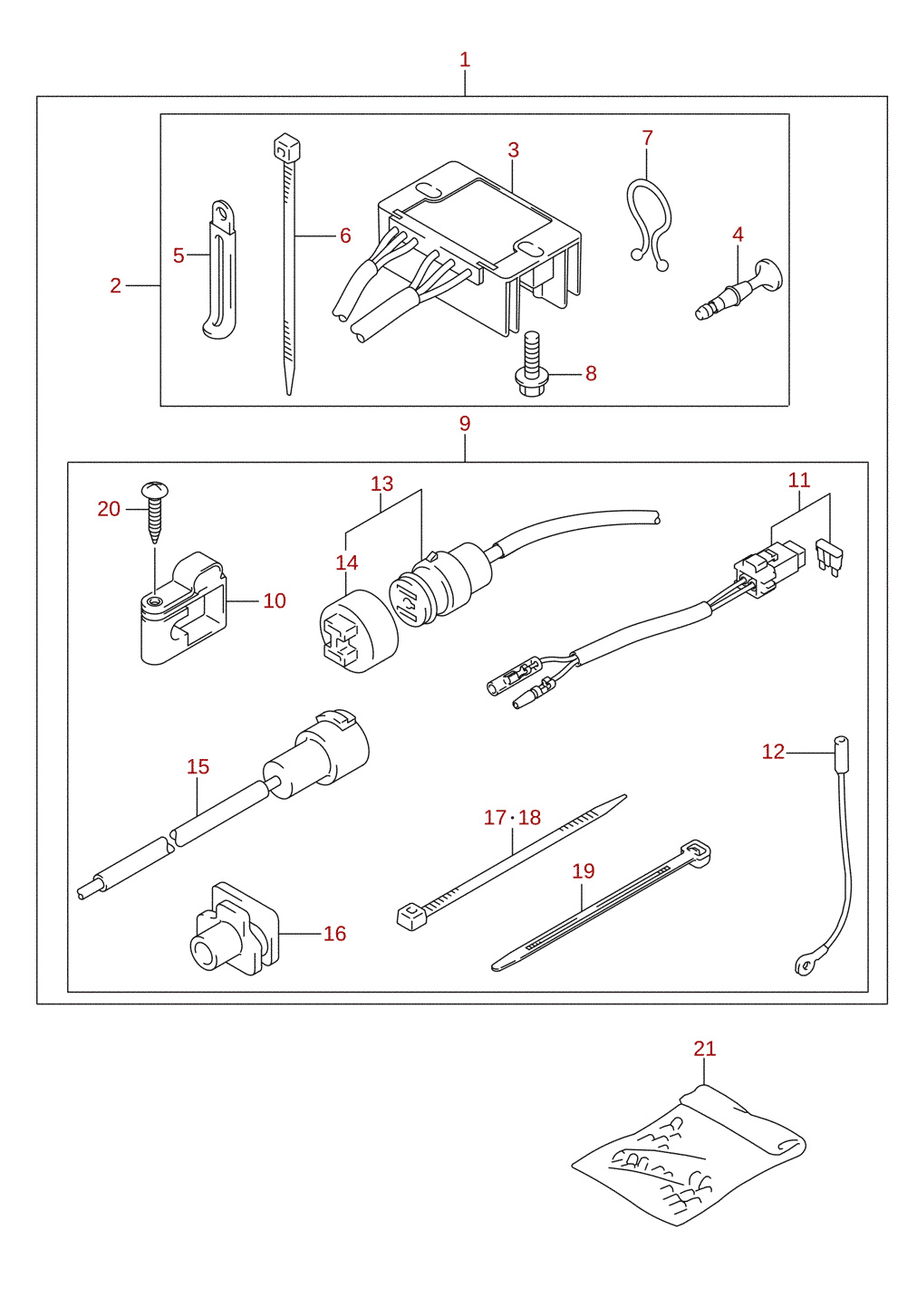 Sistema eléctrico (arranque manual) (opcional)