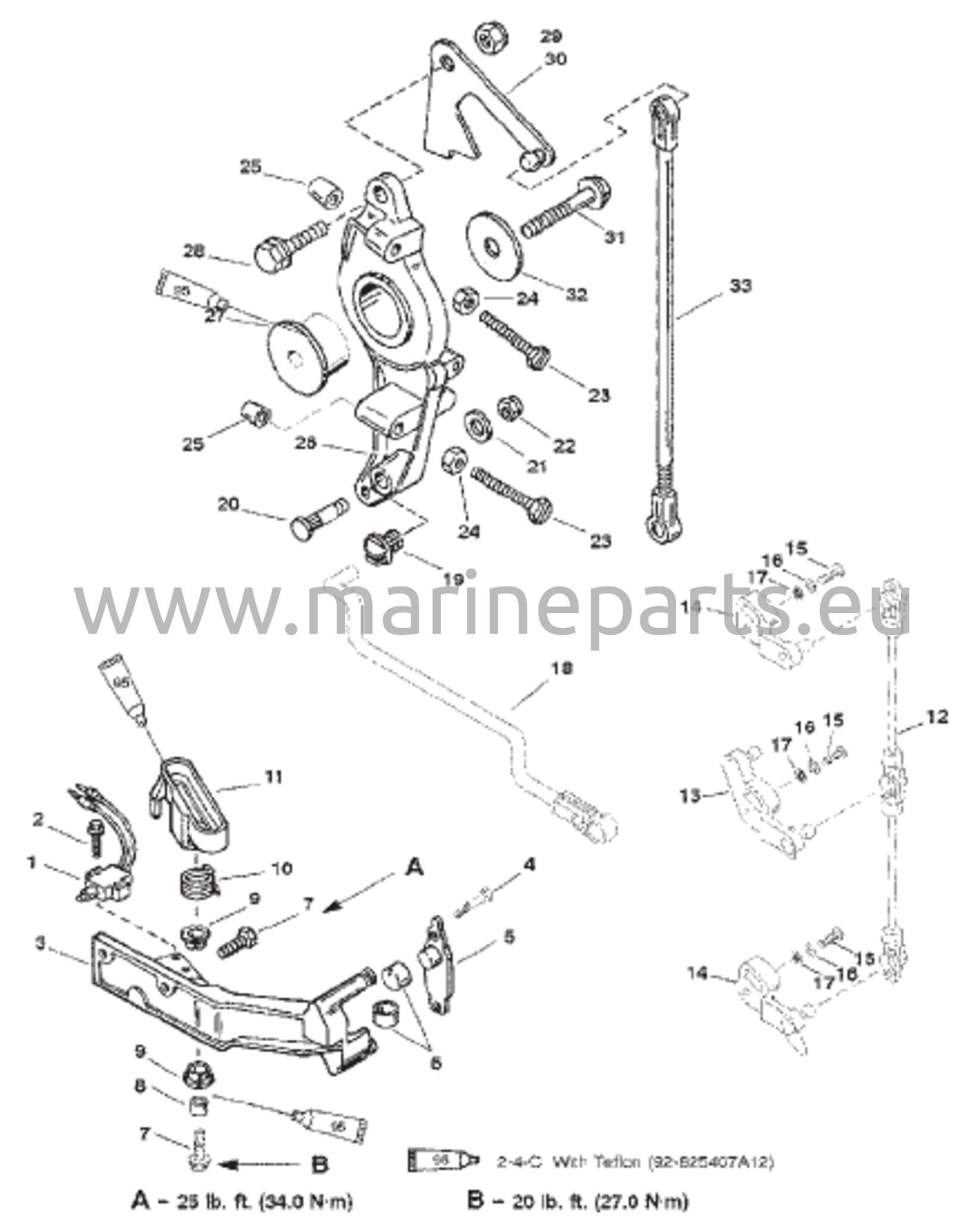 Anchor Bracket/Throttle Linkage 