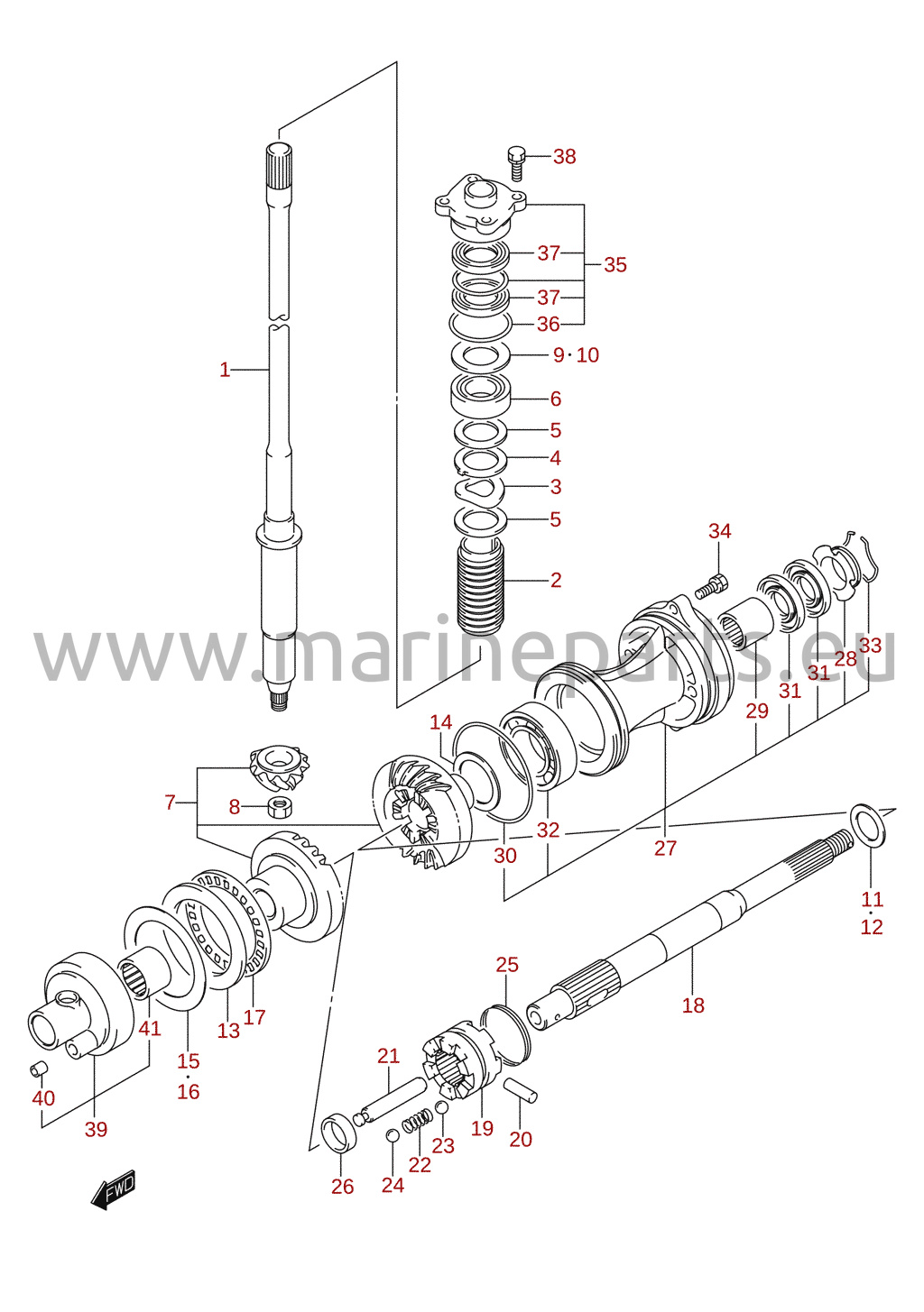 Transmission (DF140) 1/2