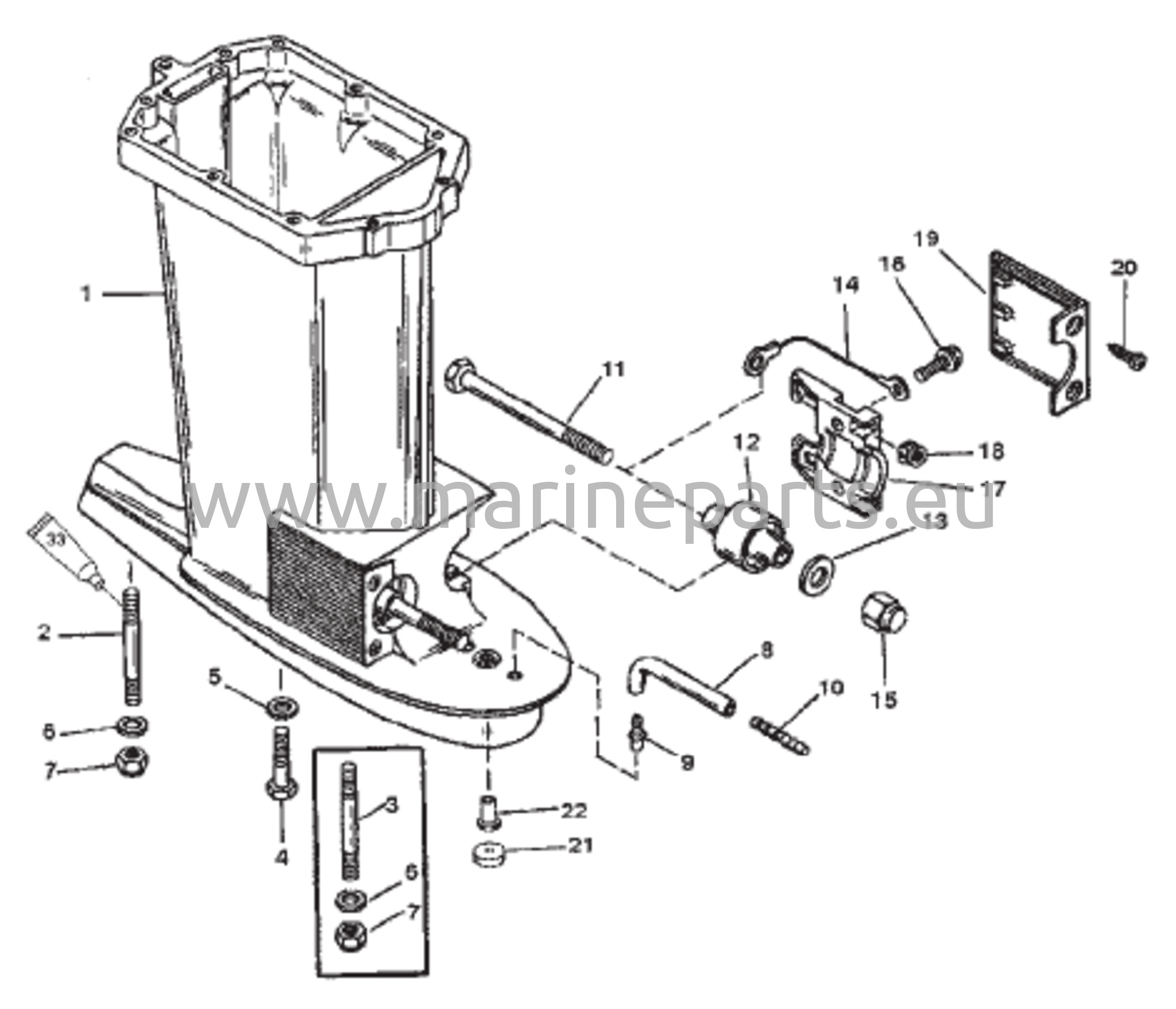 Voimansiirron akselikotelo