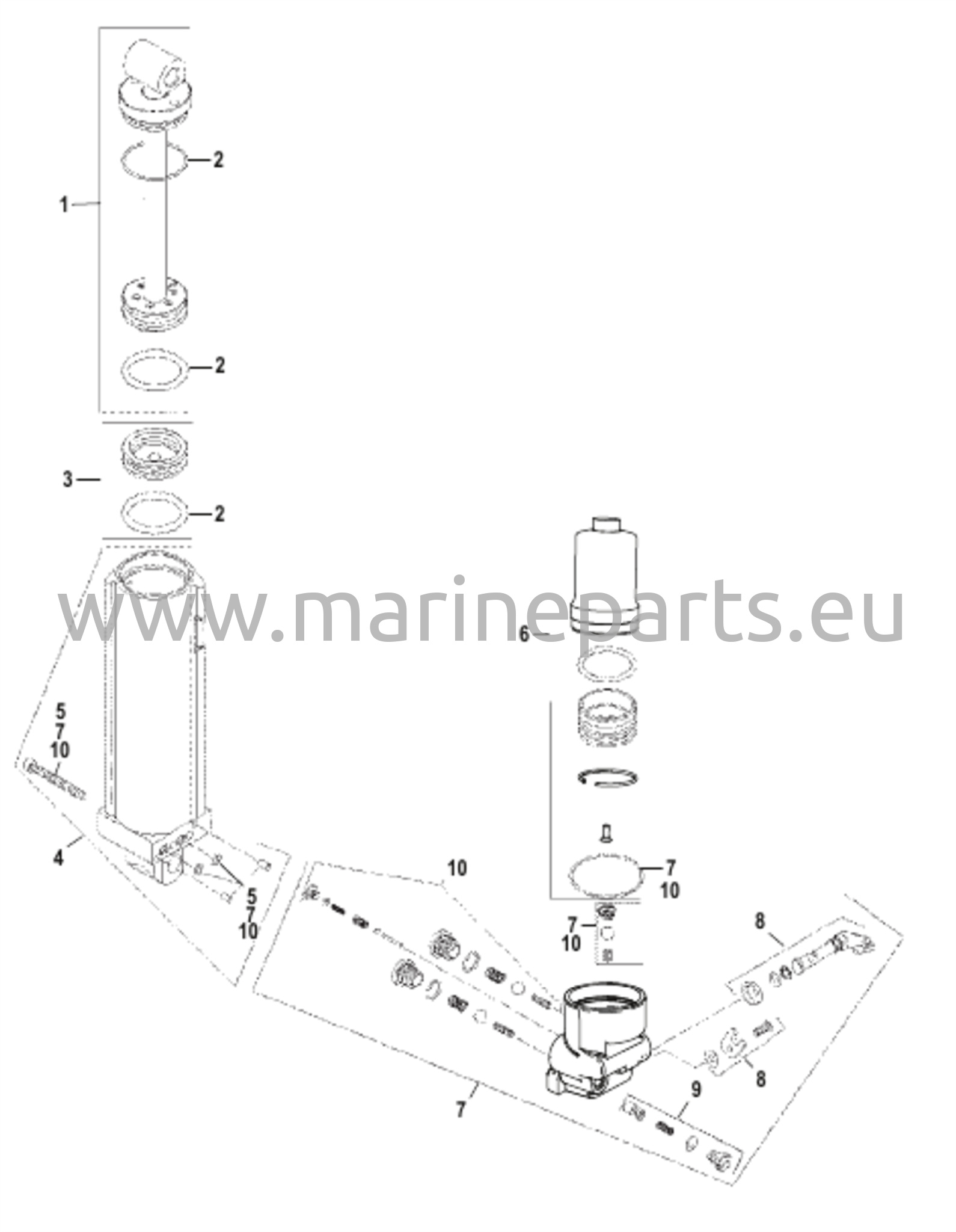 Manuaalisen kallistuksen avustinkomponentit