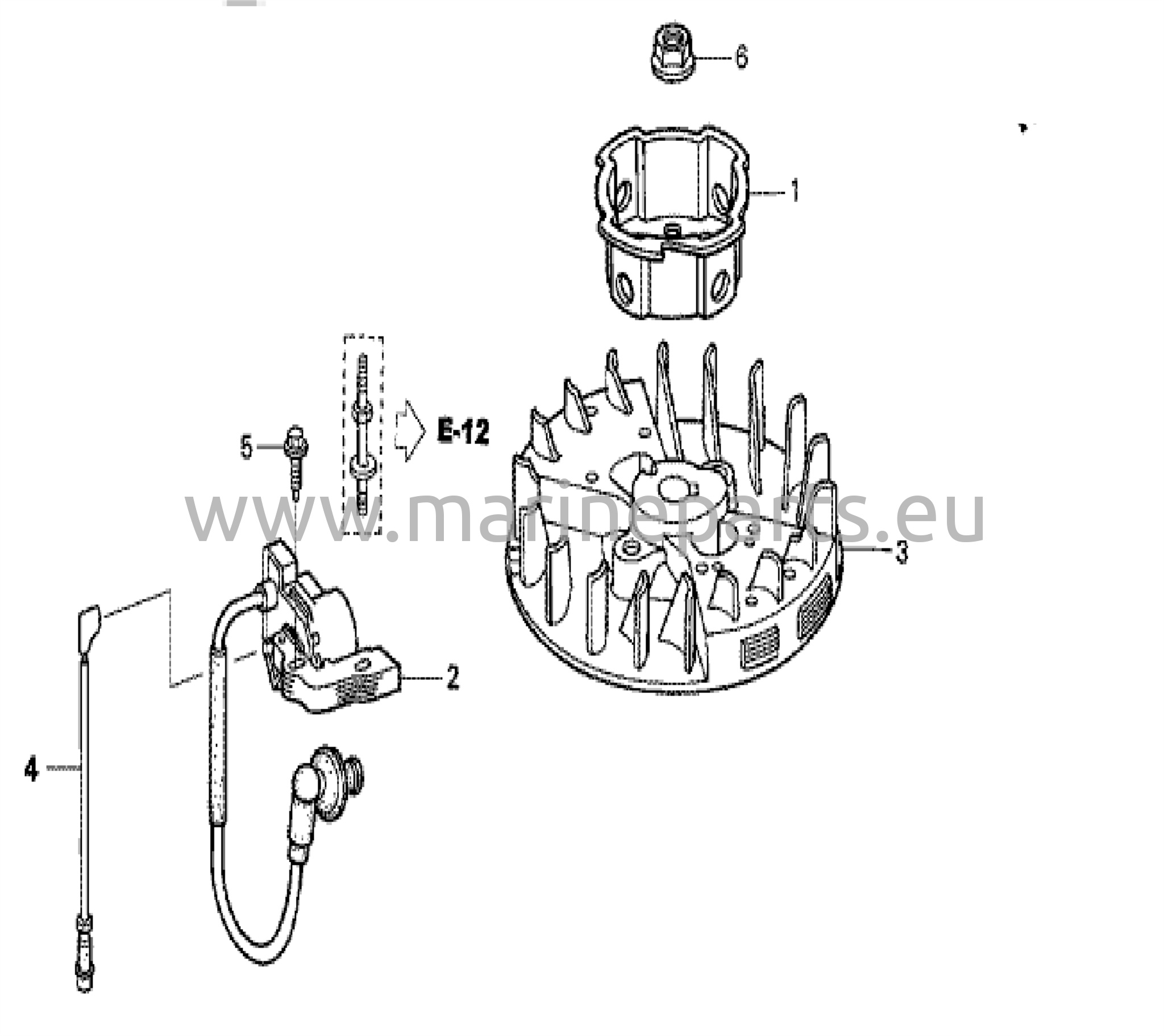 Svänghjul/tändspole