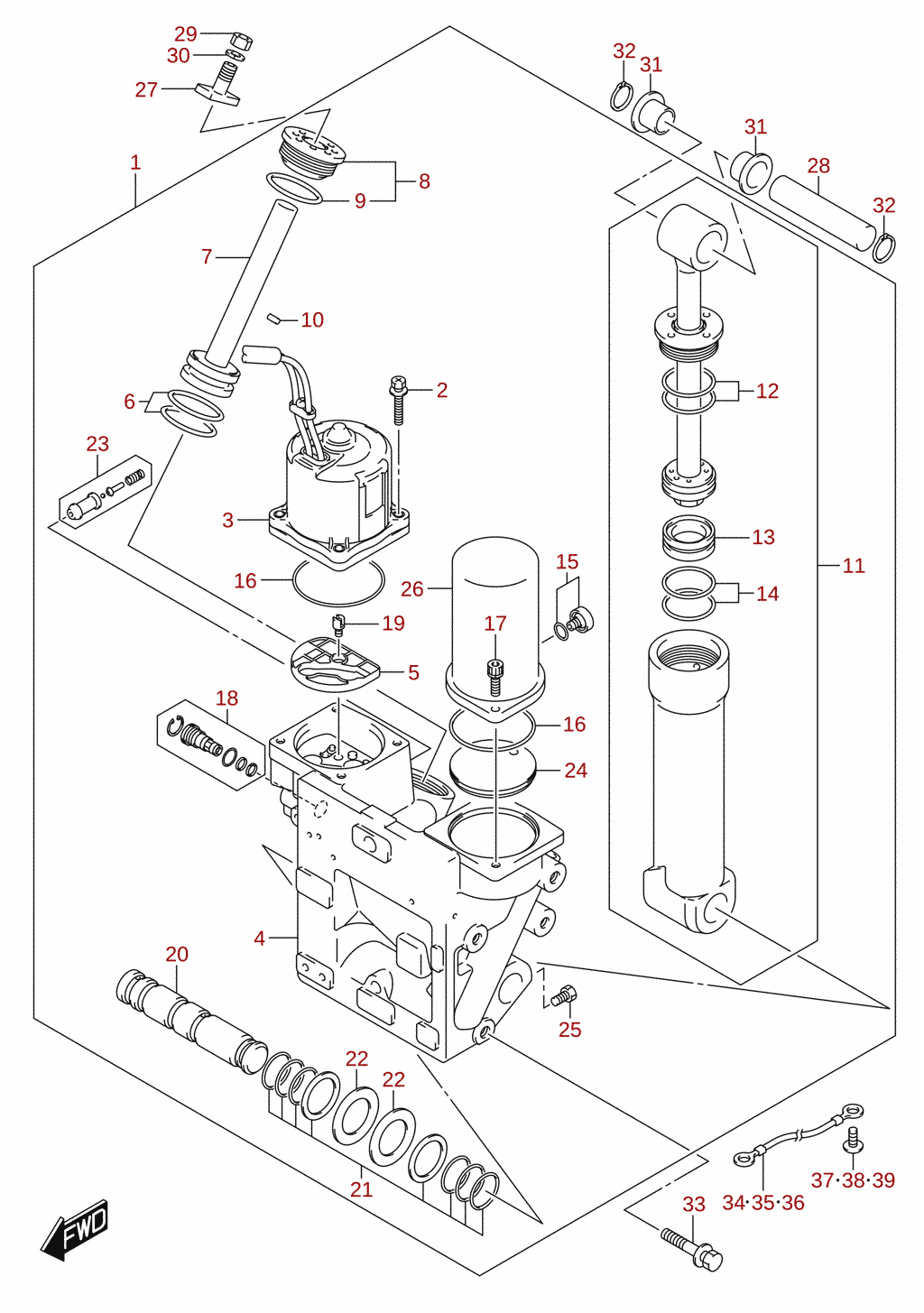 Trim cylinder