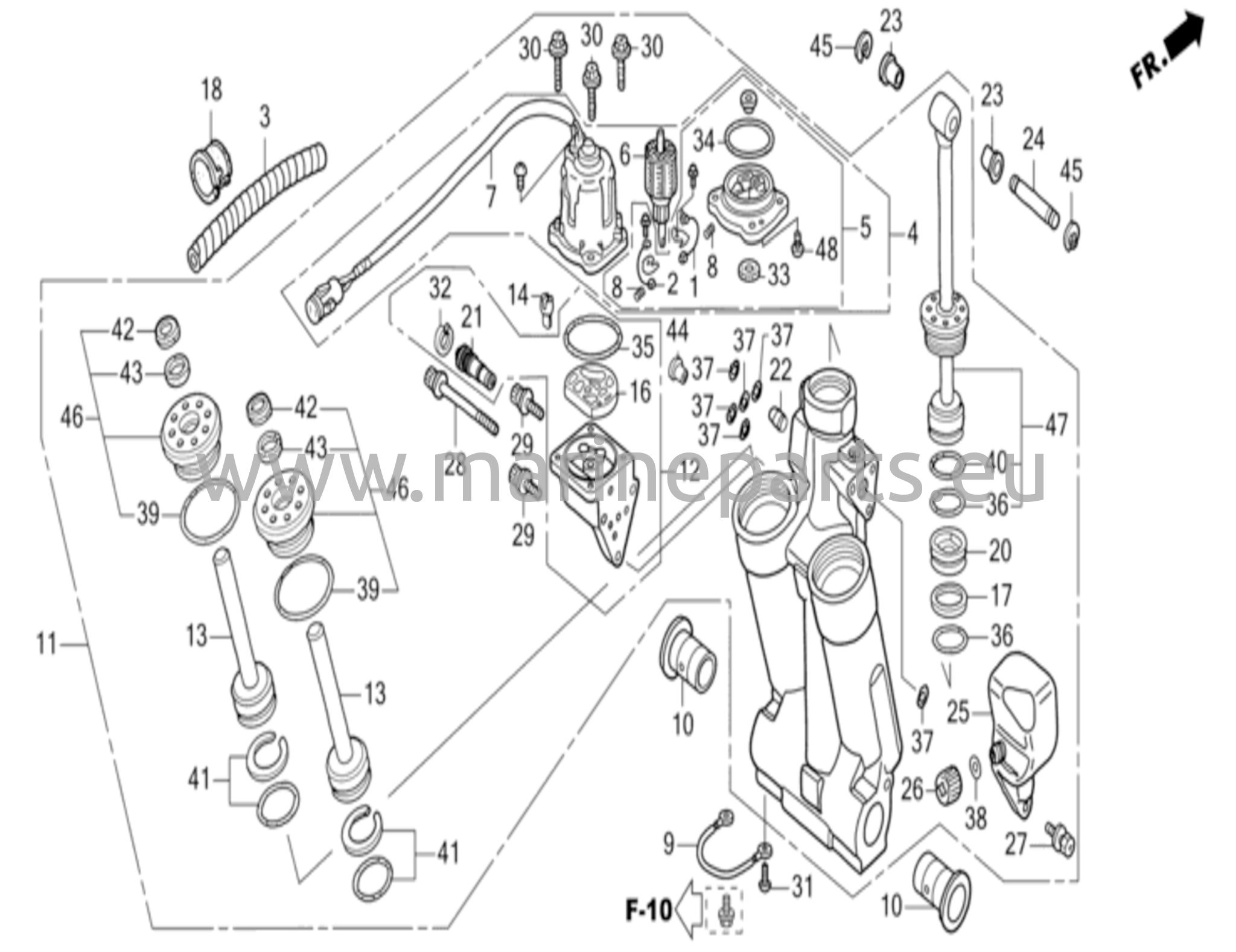Voimansiirron trimmi ja kallistus