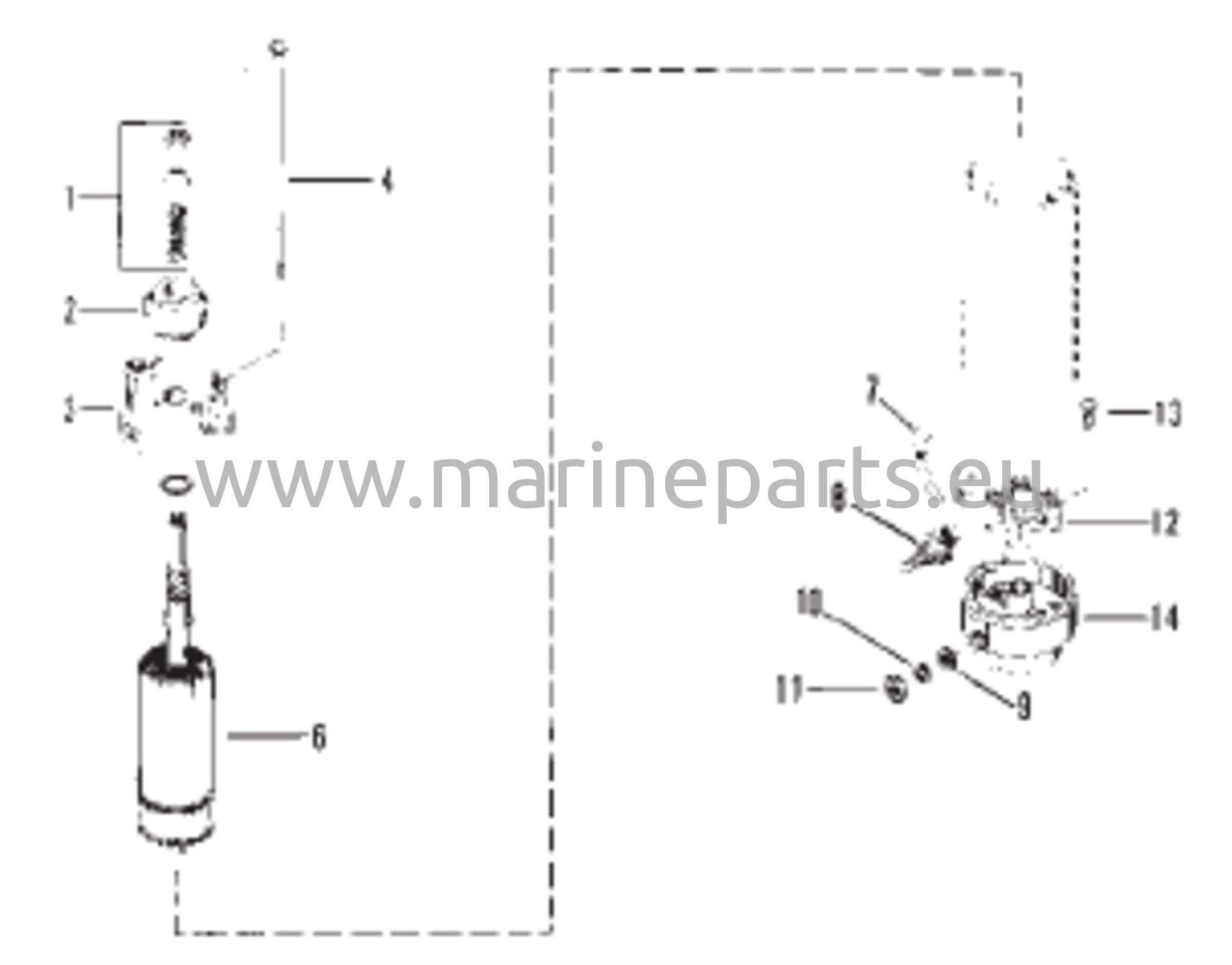 Käynnistinmoottorin kokoonpano (Bosch)