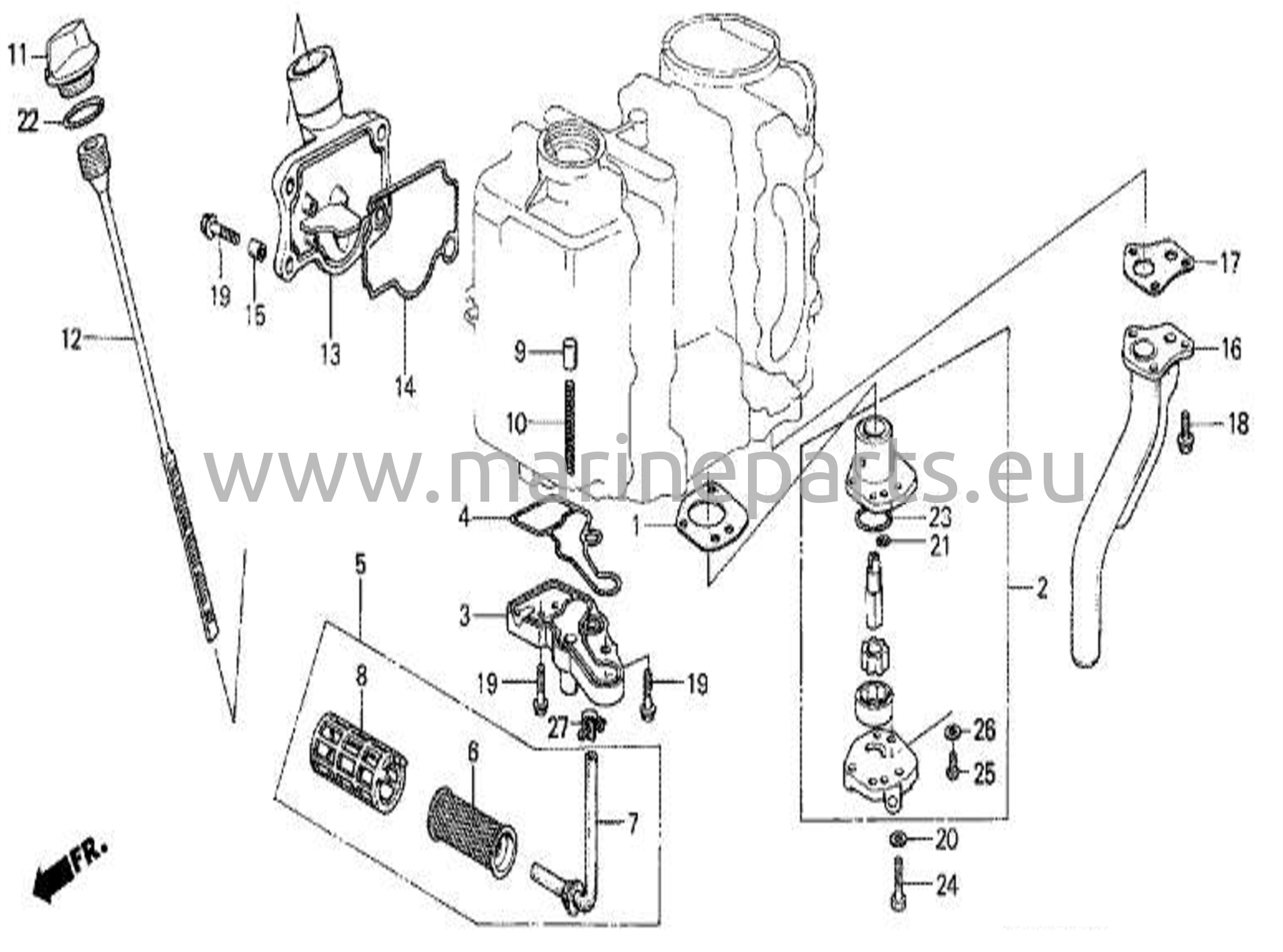 Õlipump ja väljalasketorustik