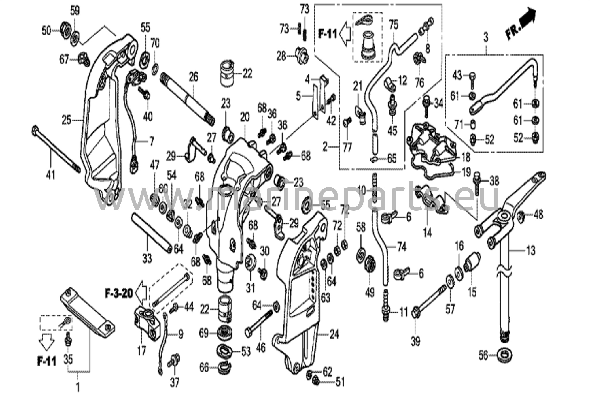 Akterfäste/svänghus