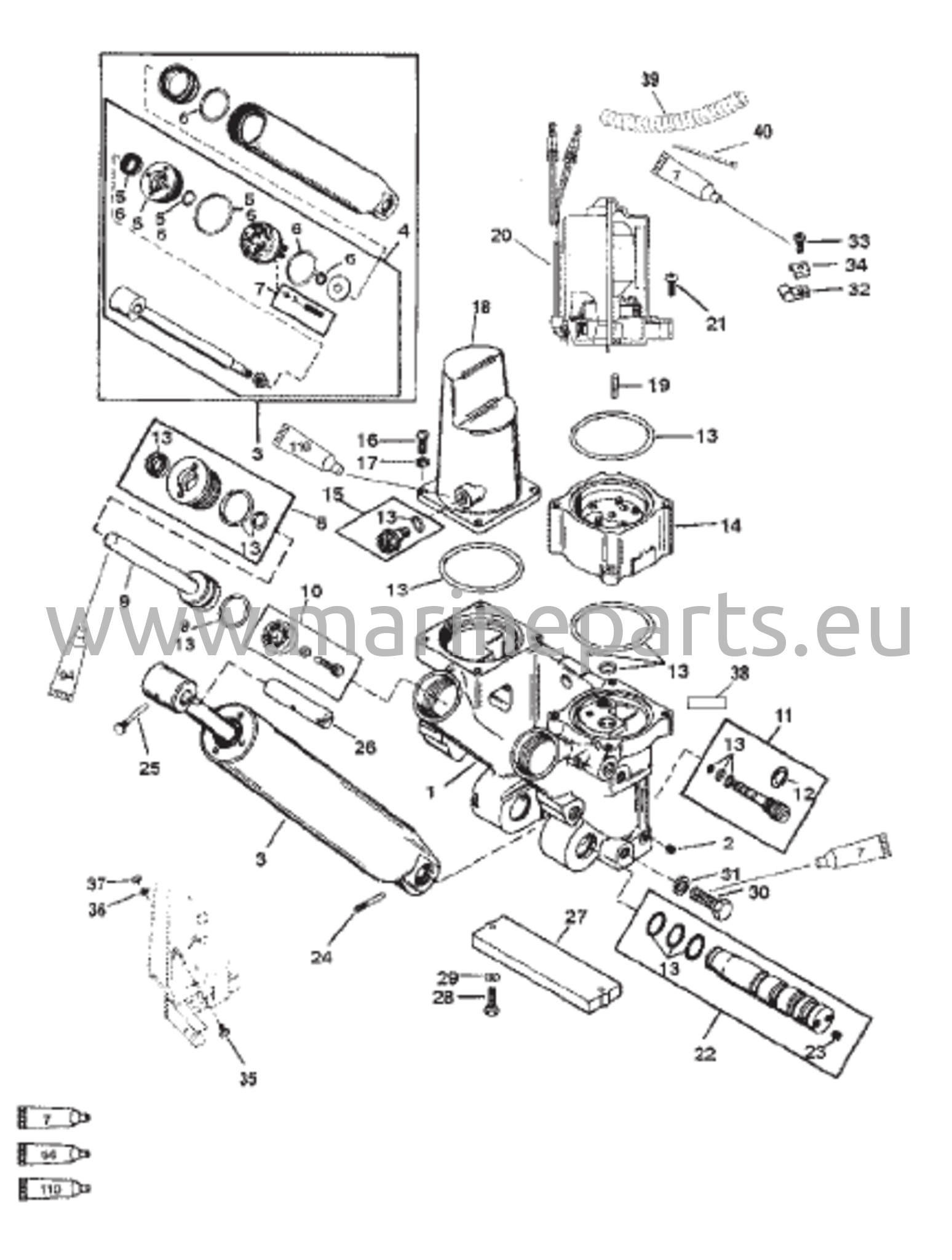 VOIMAN SÄÄTÖOSAT Metallinen moottorin kotelo