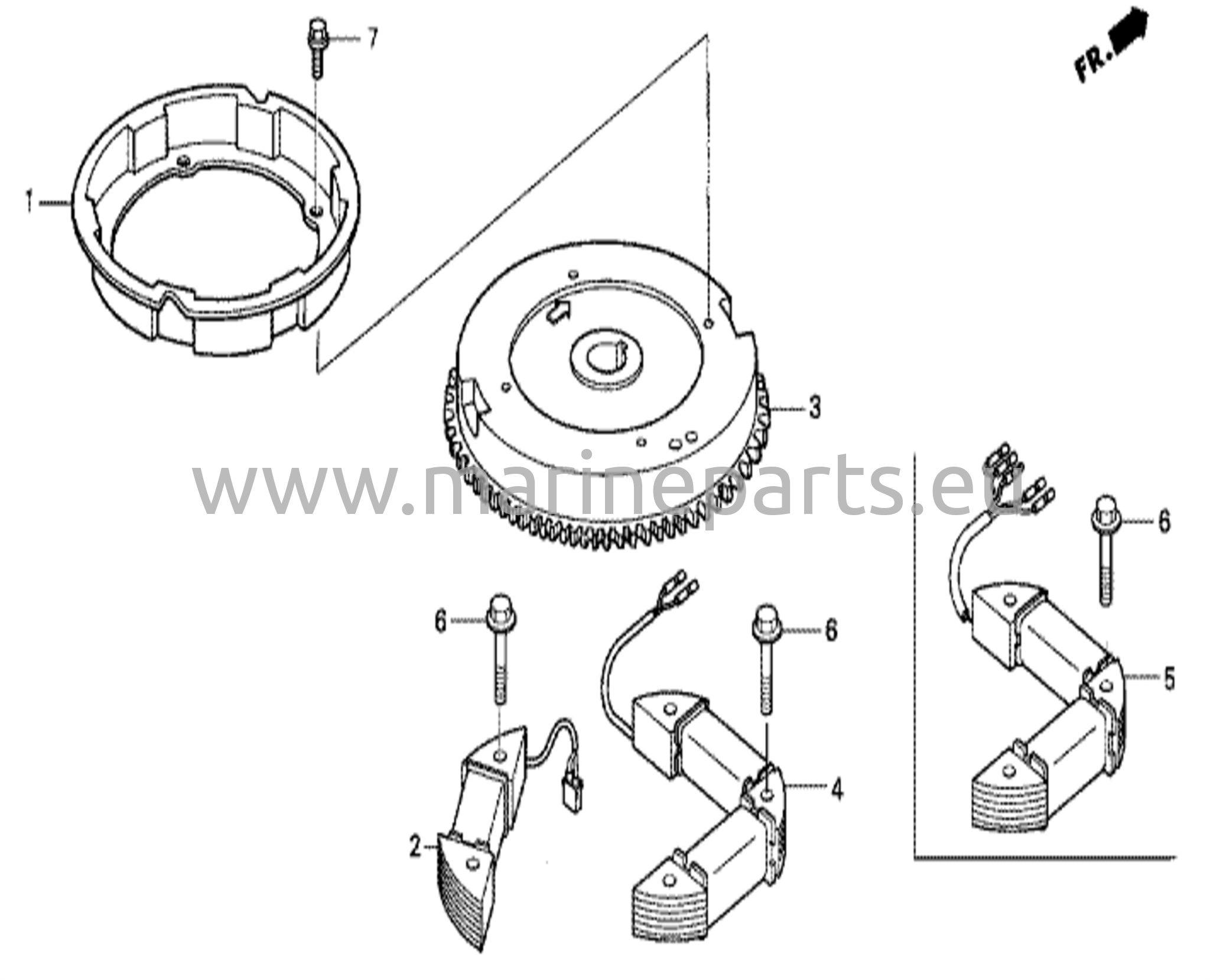 Svänghjul/tändspole