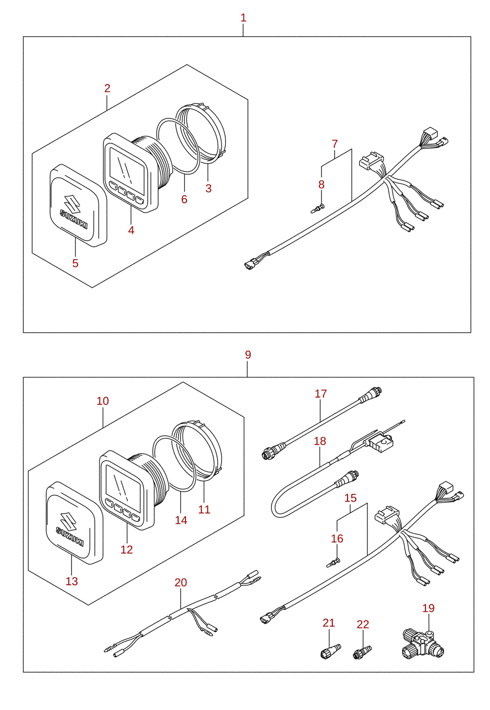 Multifunktionsinstrument (1) (ekstraudstyr)