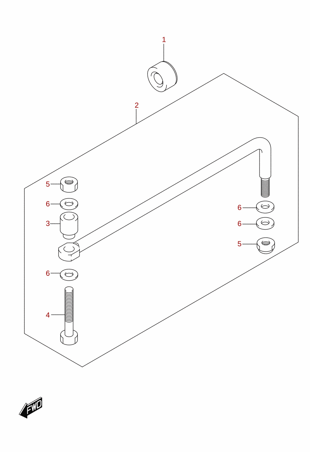 Roolivarras (DF40A, DF40AST, DF50A, DF50AVT, DF60A, DF60AVT)
