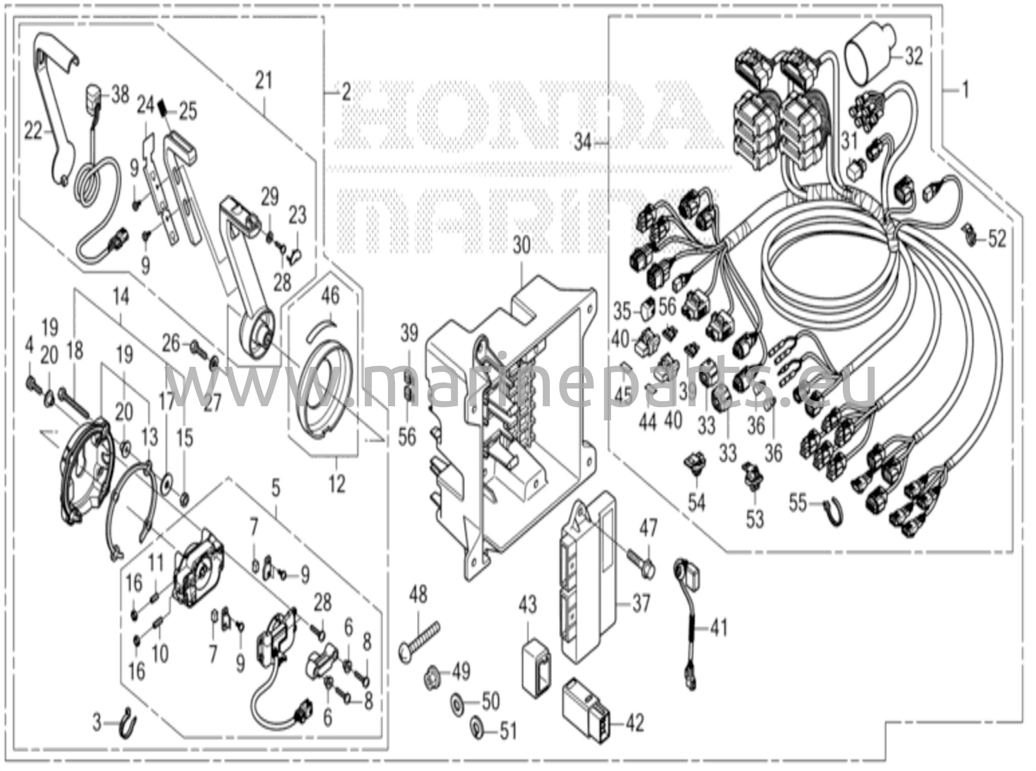 Kaukosäädin (upotettava malli) (pää)