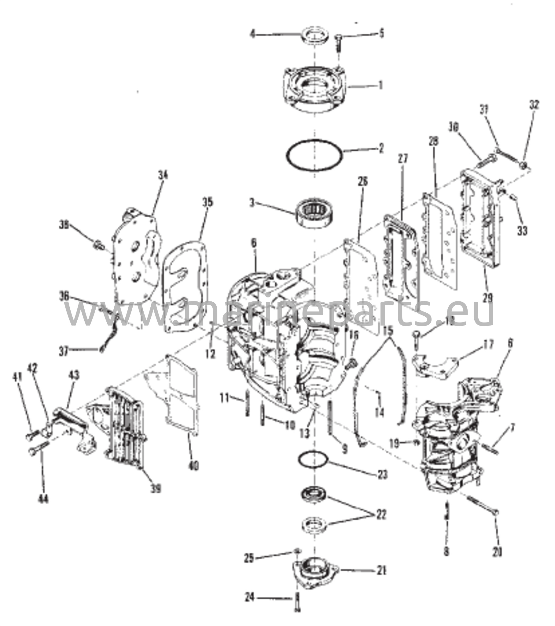 Sylinterilohko Kampikammio ja Kansiot