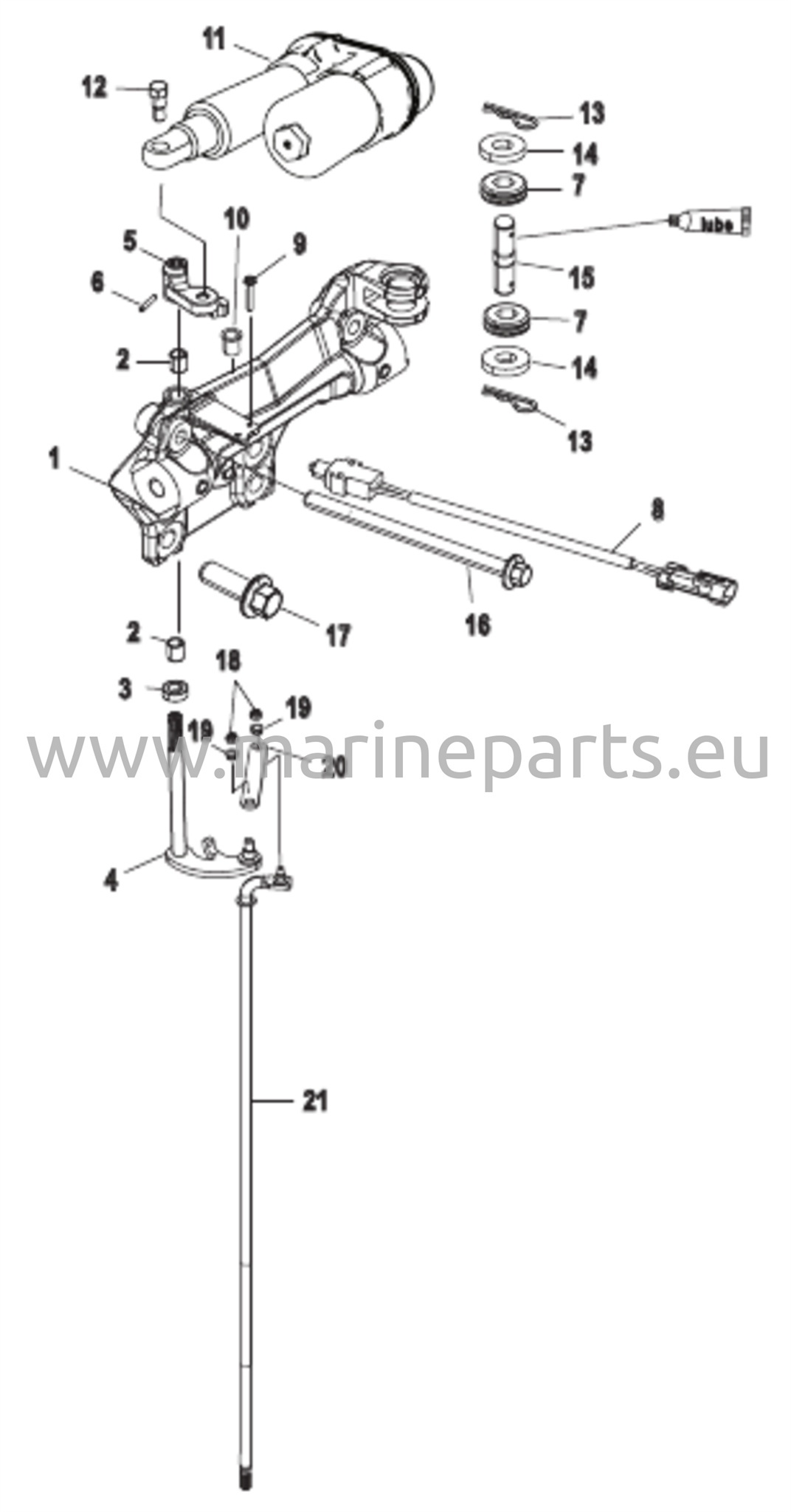 Ylemmät vaihteenvaihtokomponentit