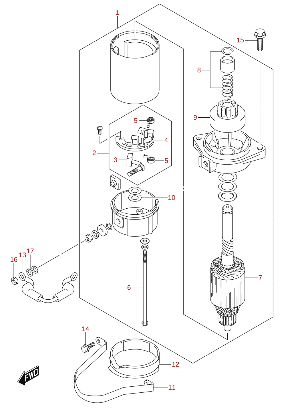 Startmotor (DF30)