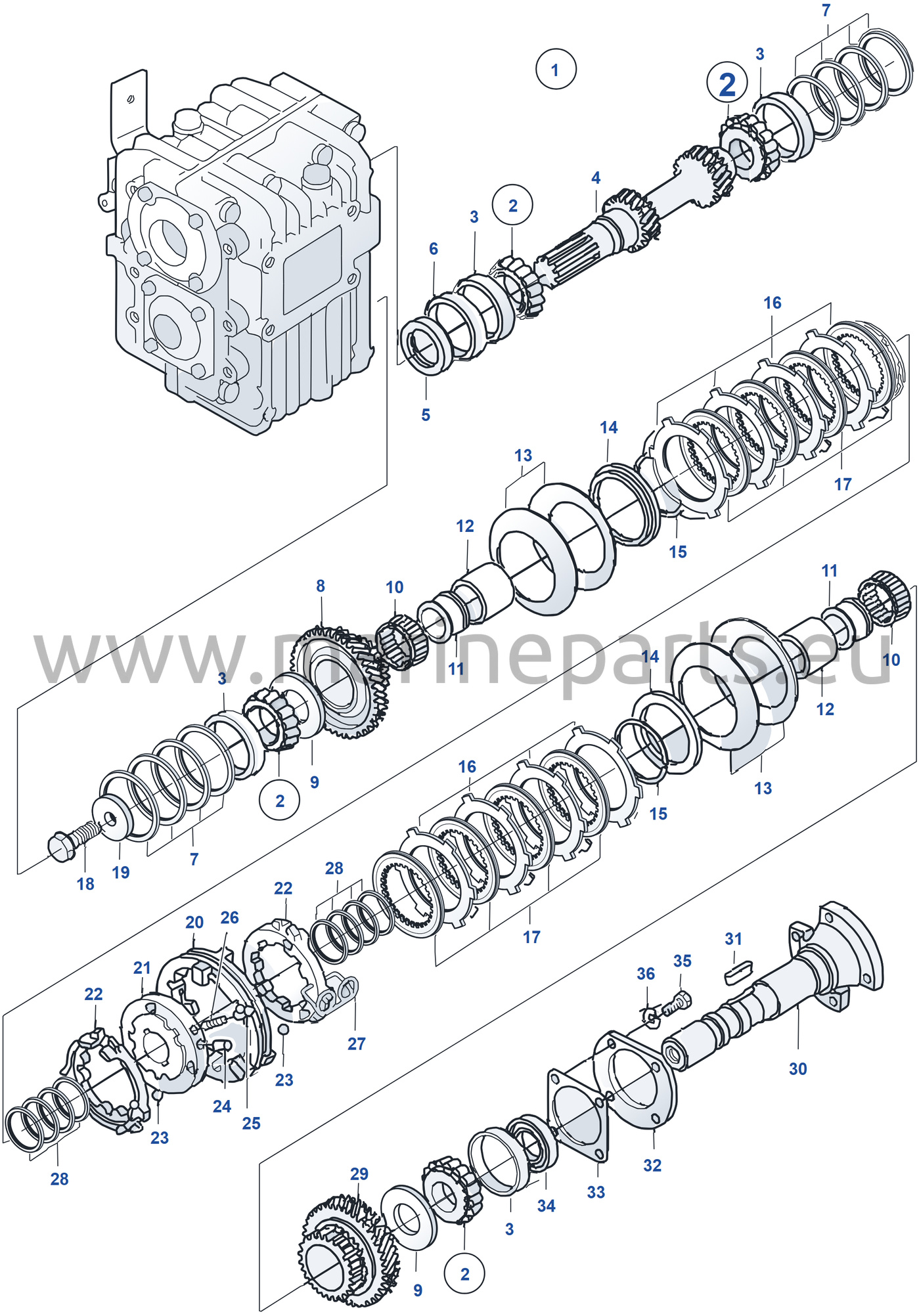 Backslag MS10A, detaljer: RATIO 2.35:1