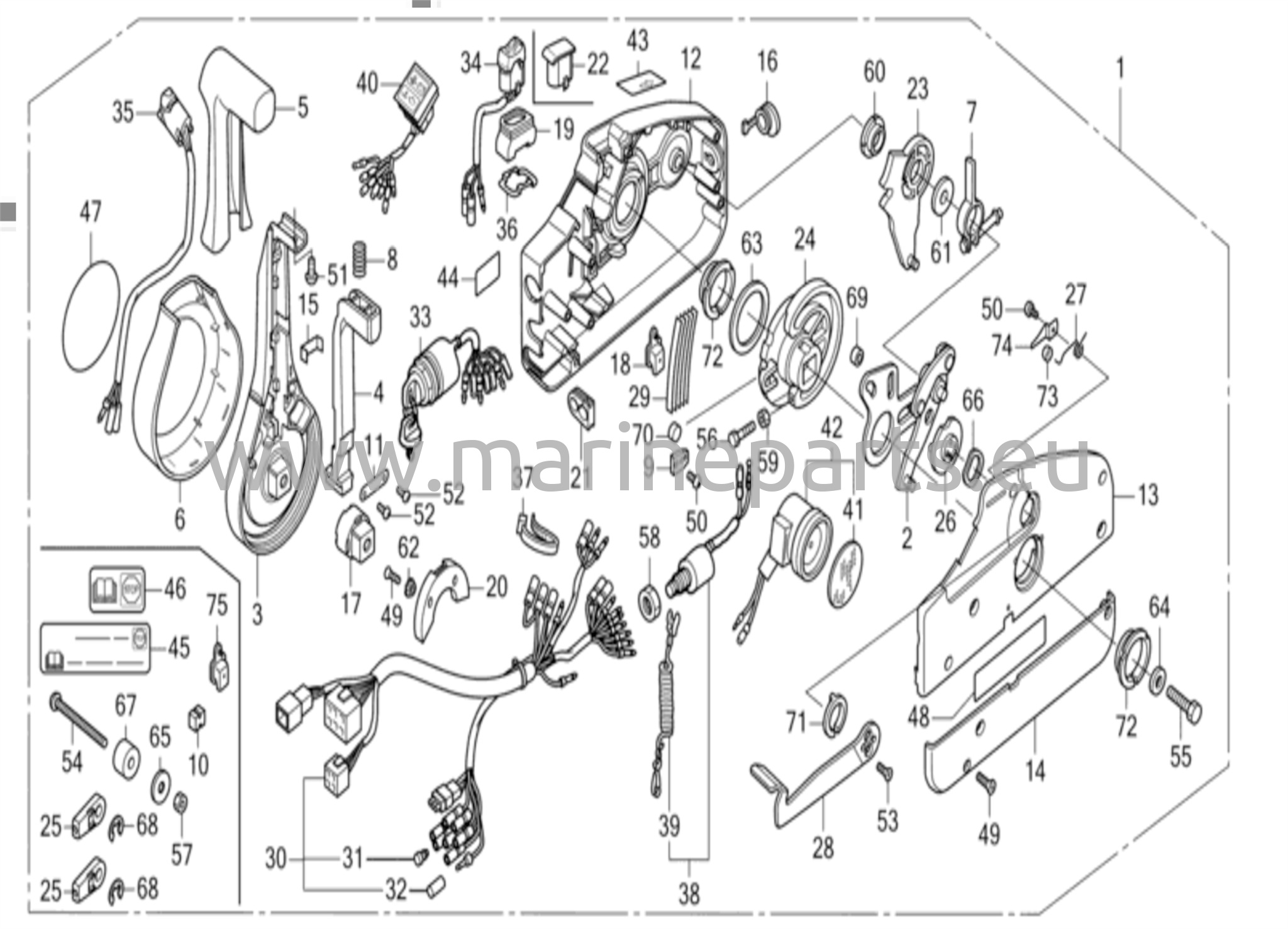 Fjärrkontroll (NHK MEC) (handtagskåpa = krom)