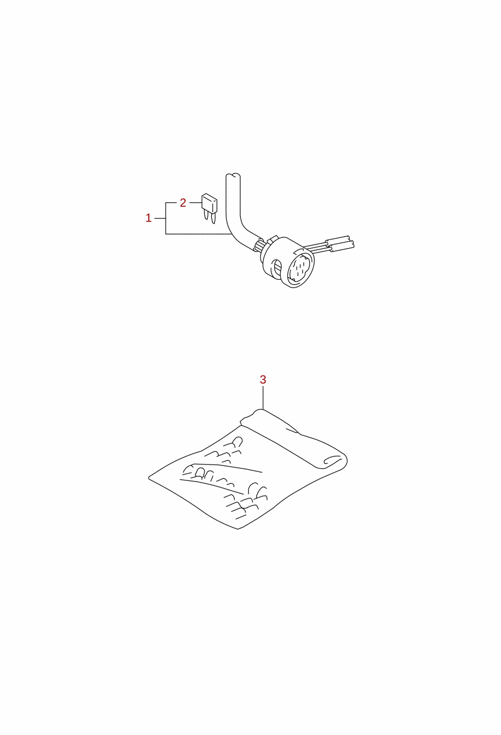Câble de commande (démarrage électrique) (E-starter) (en option)