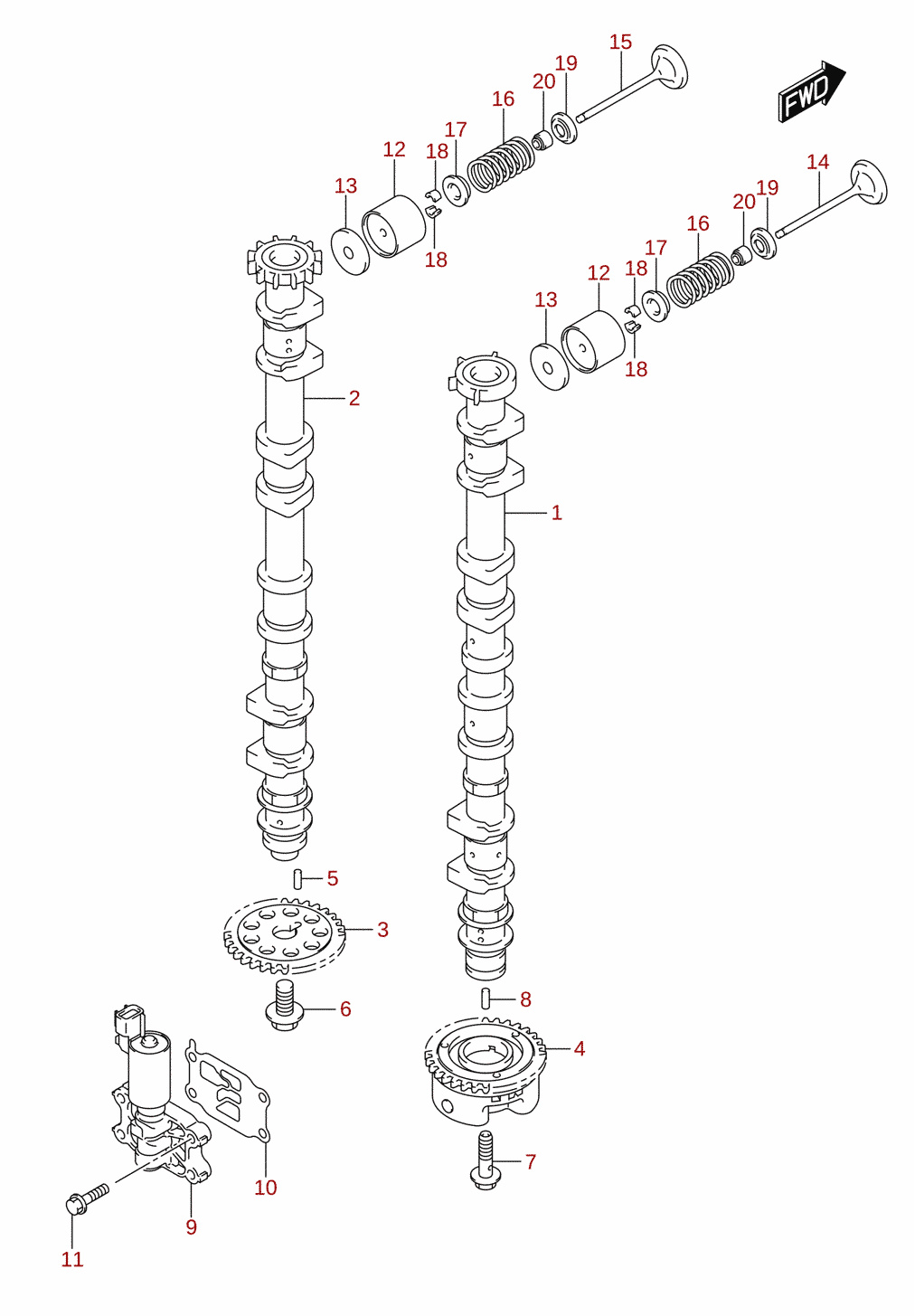 Nockenwelle (DF175AP)