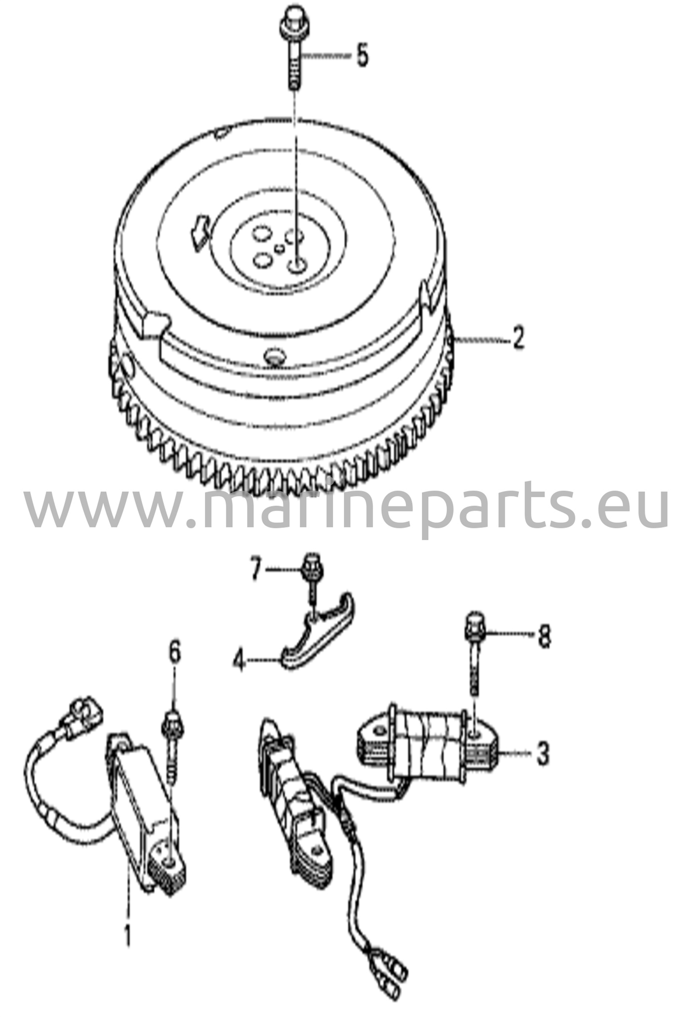 Mäntäkehä/sytytyspuola